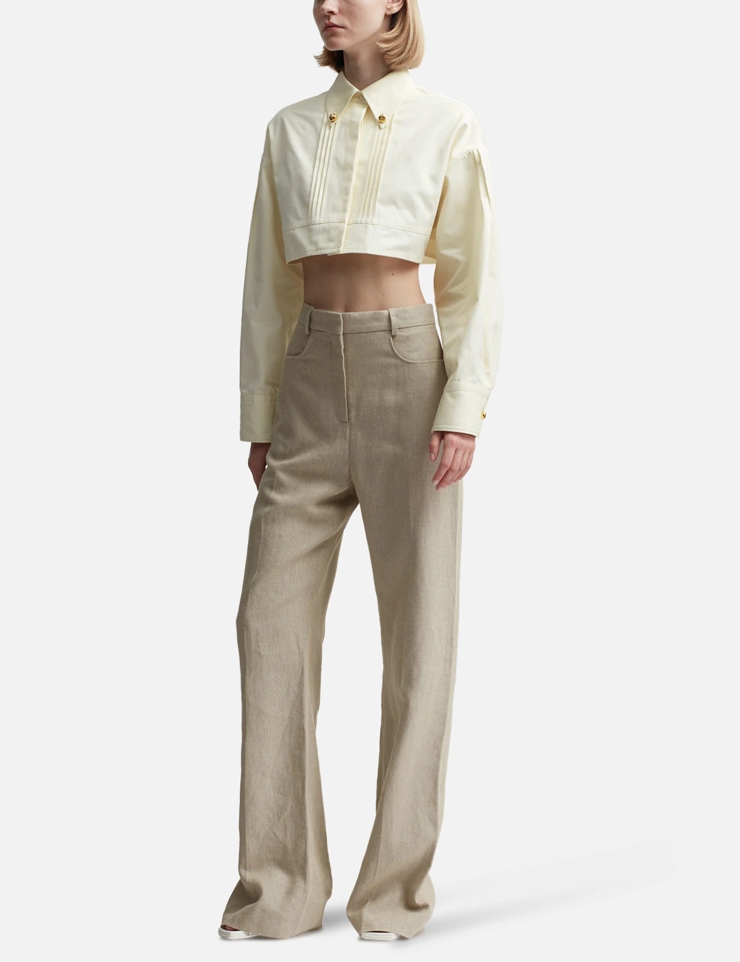 CROPPED POPLIN JACKET - 4
