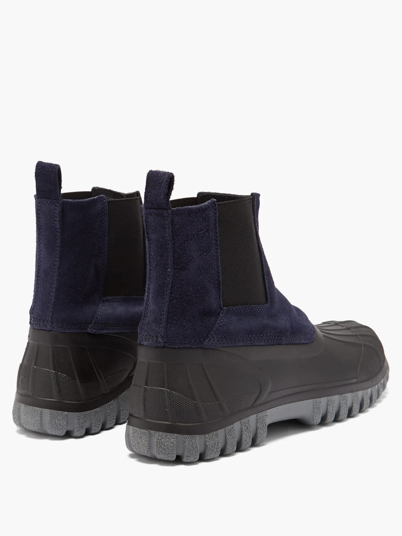 Balbi suede and rubber Chelsea boots - 4