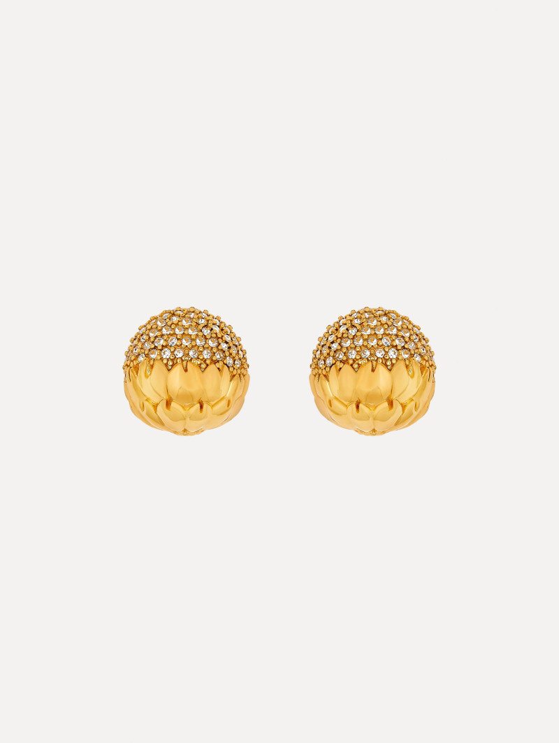 PAVÉ ARTICHOKE EARRINGS 1