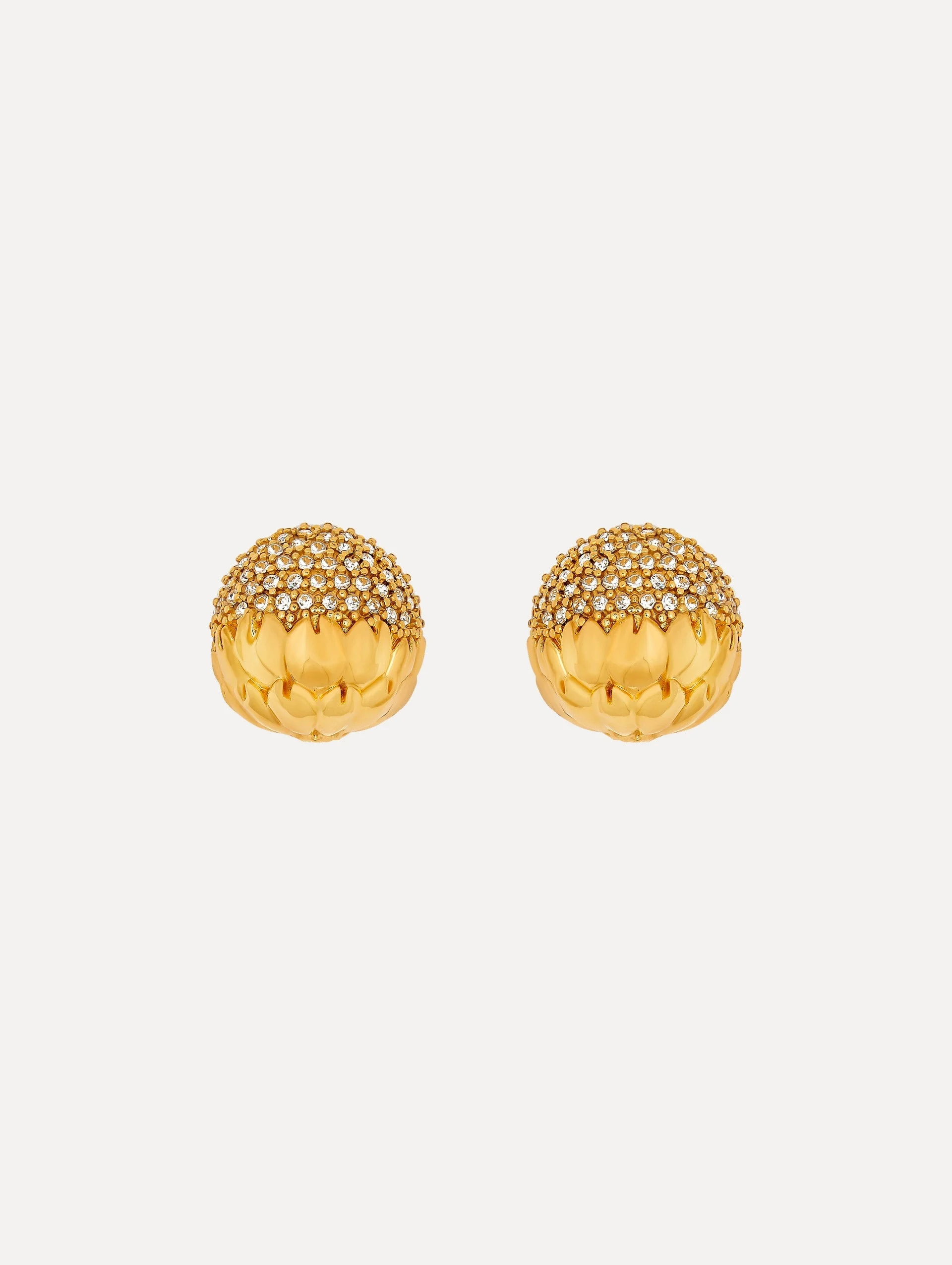 PAVÉ ARTICHOKE EARRINGS - 1