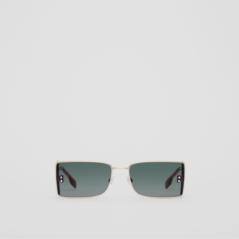 ‘B’ Lens Detail Rectangular Frame Sunglasses 1