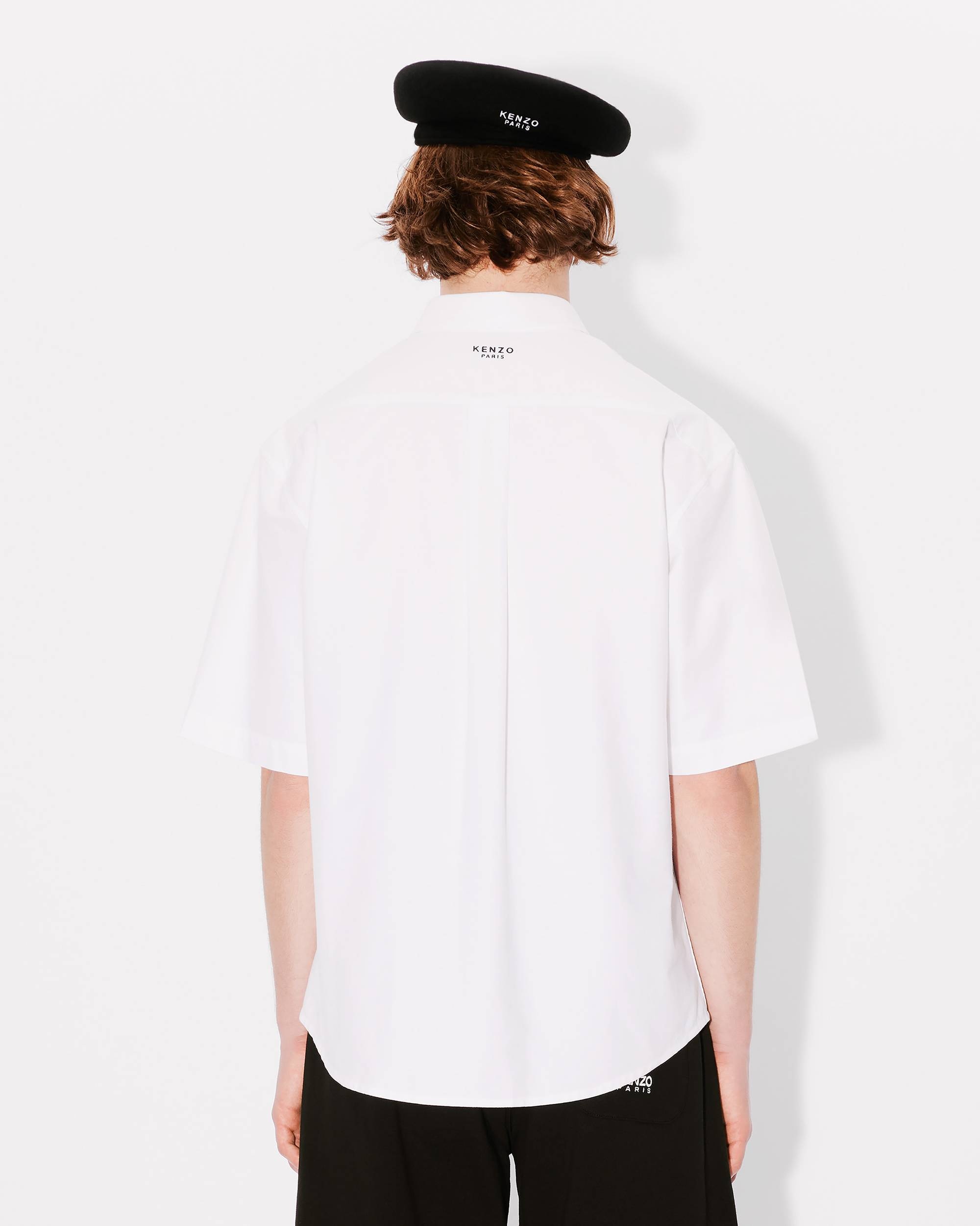 'Boke Flower' embroidered casual shirt - 4