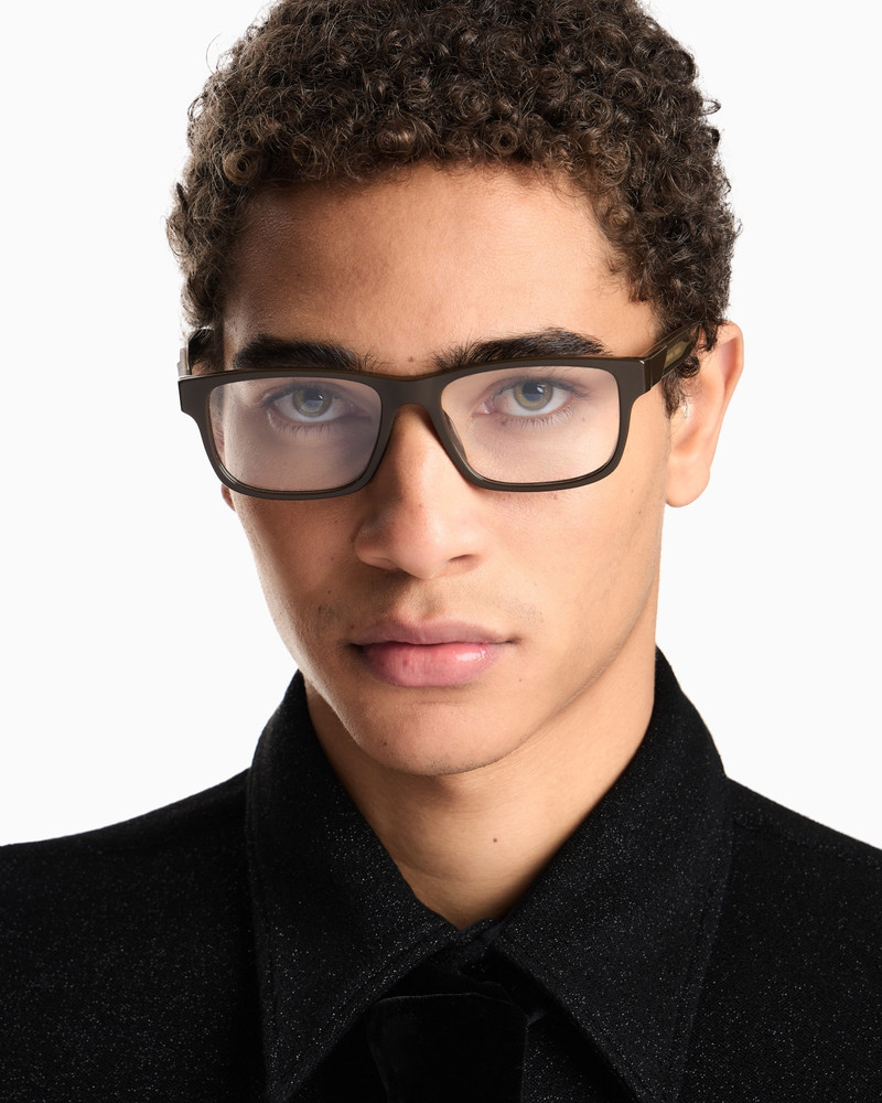 EMPORIO ARMANI MEN’S RECTANGULAR FRAME outlook