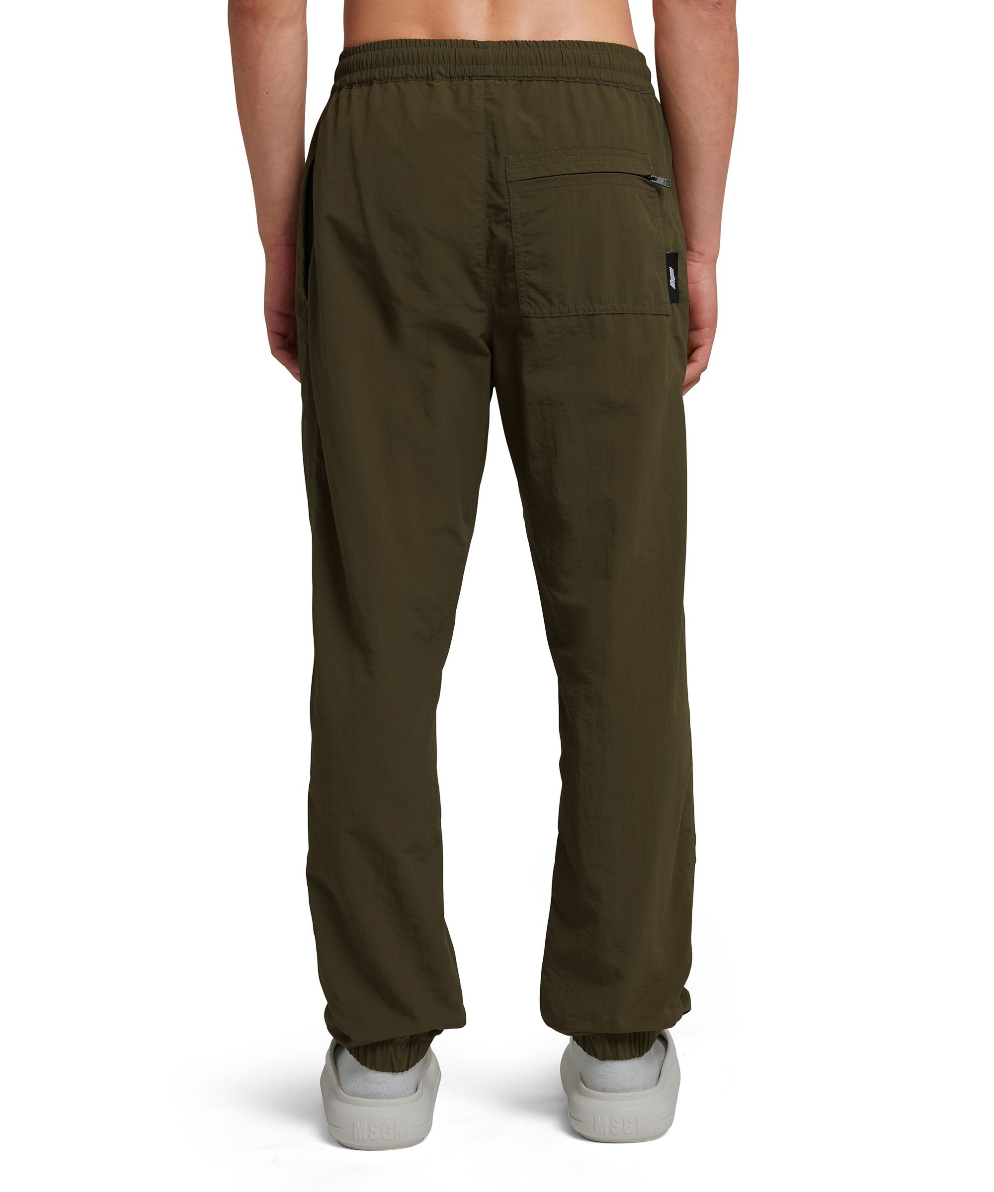 Nylon pants with elasticized waistband - 3