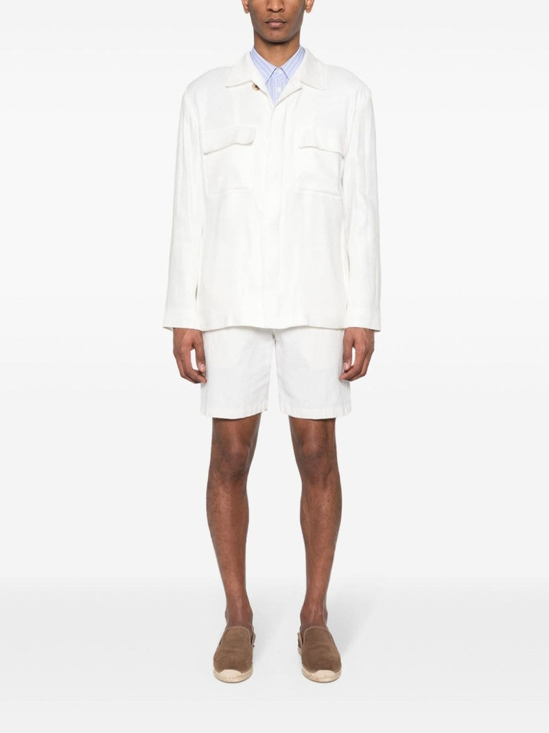 LARDINI twill shirt jacket outlook