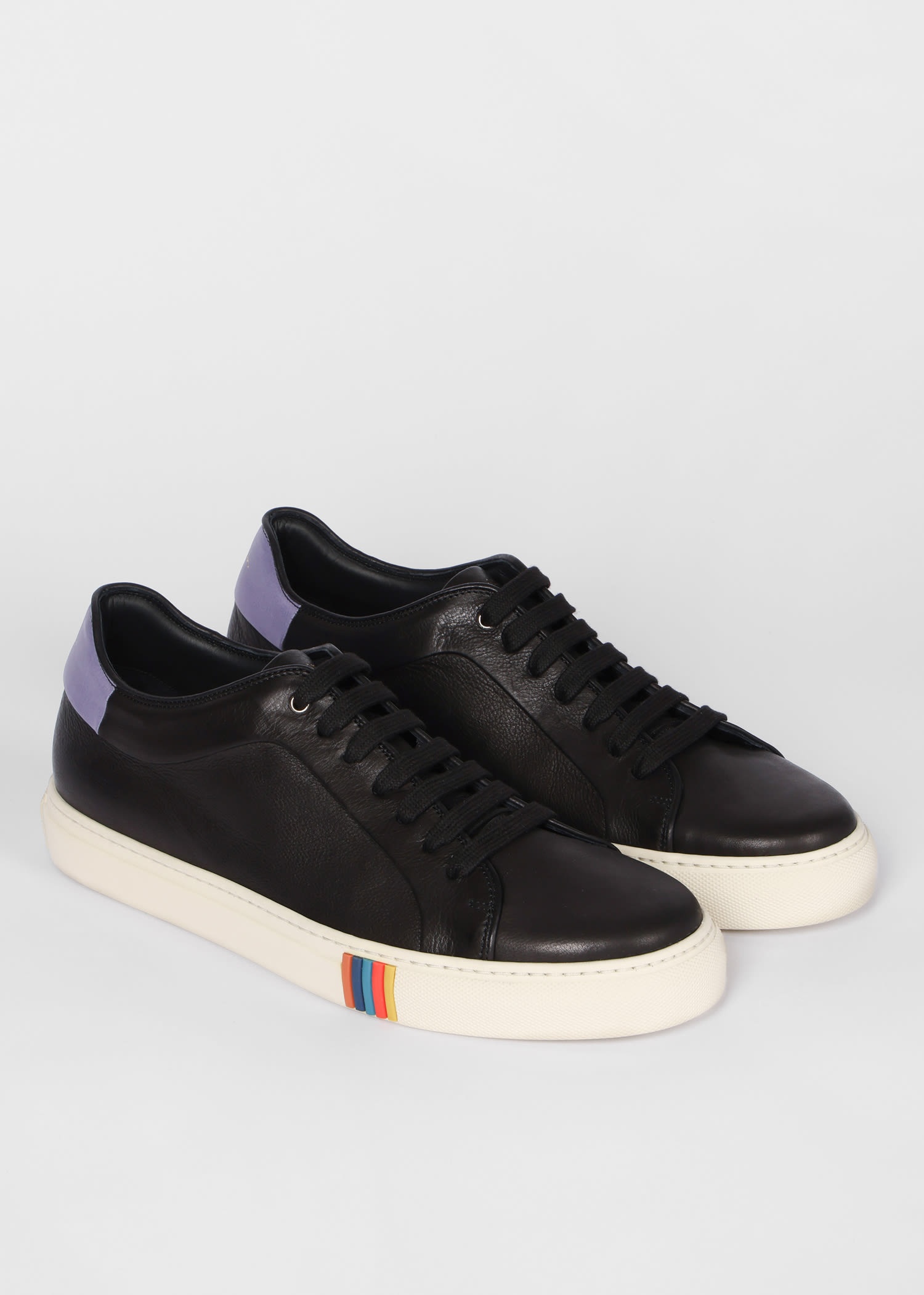 'Basso' Trainers With Purple Trim - 3