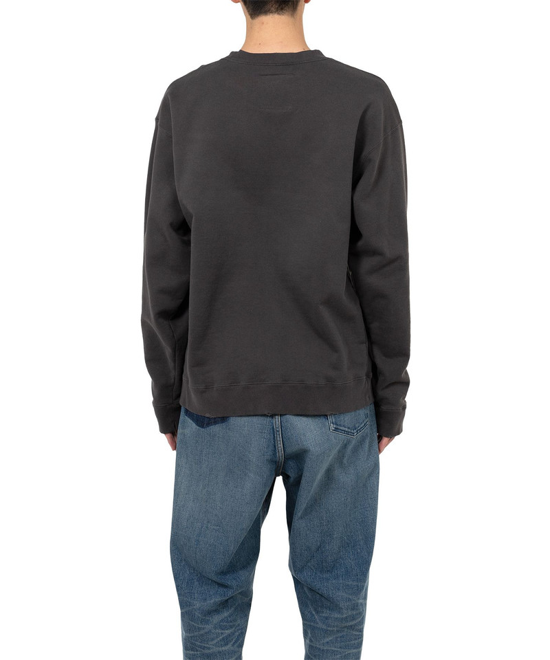 Cat Printed Embellished Distressed Sweatshirt 11