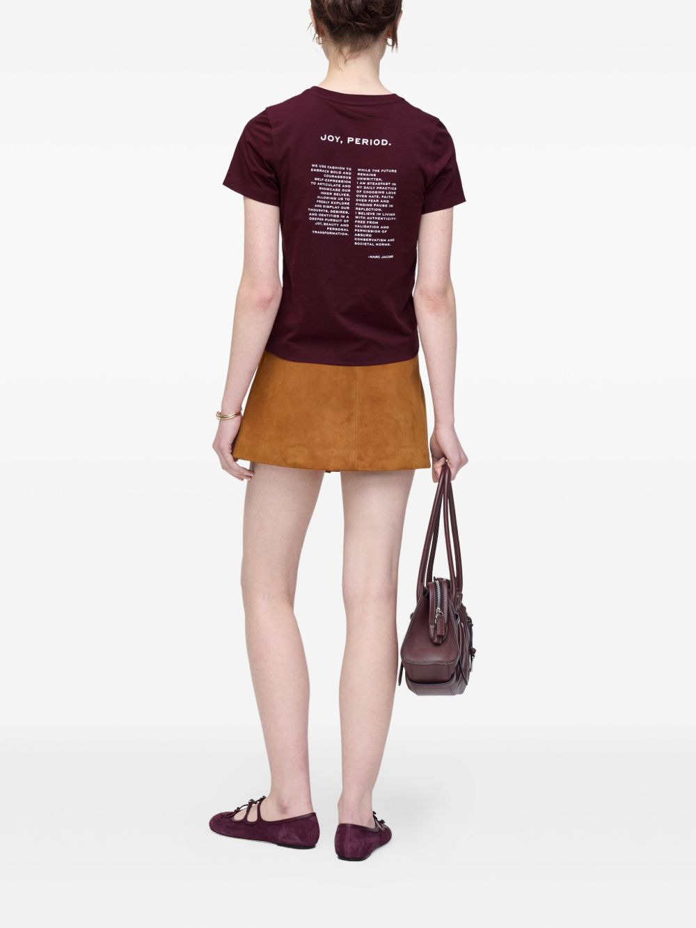 joy-print cotton T-shirt - 3
