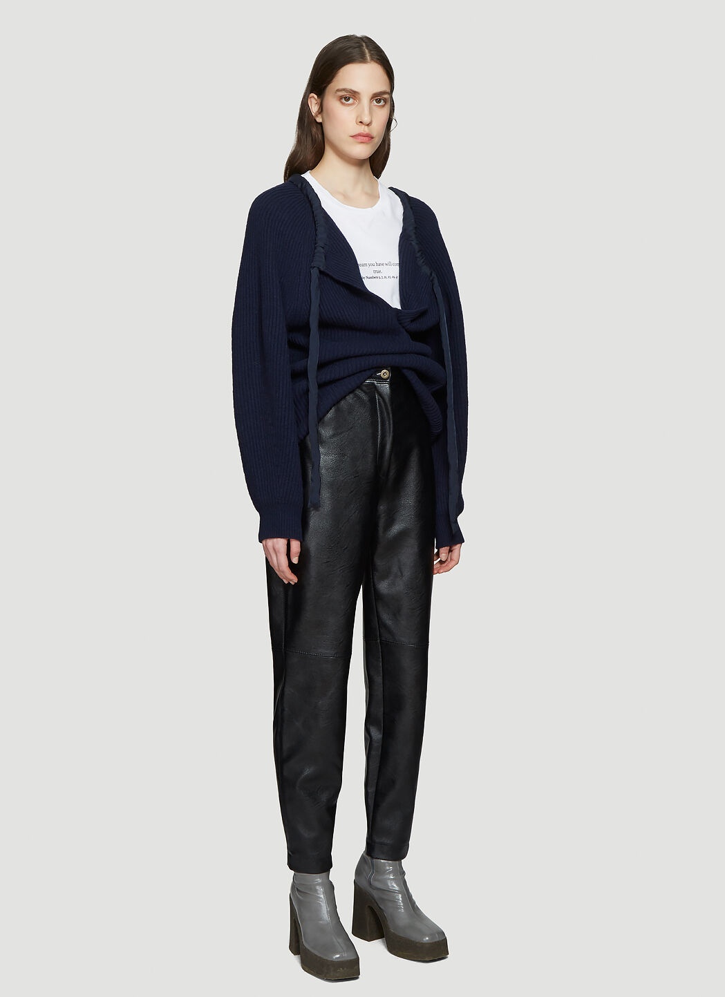 Hailey Faux Leather Trousers - 2