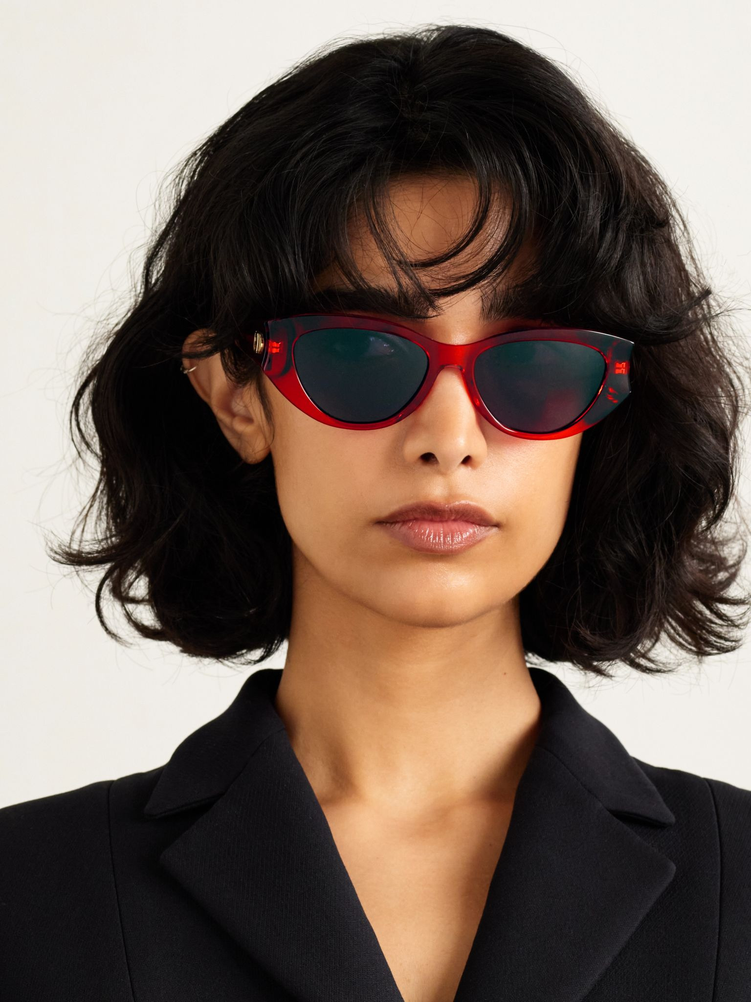 DiorGlow B1I cat-eye acetate sunglasses Red - 2