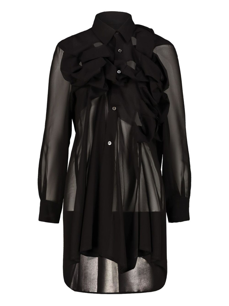 ruffled woven shirt 1