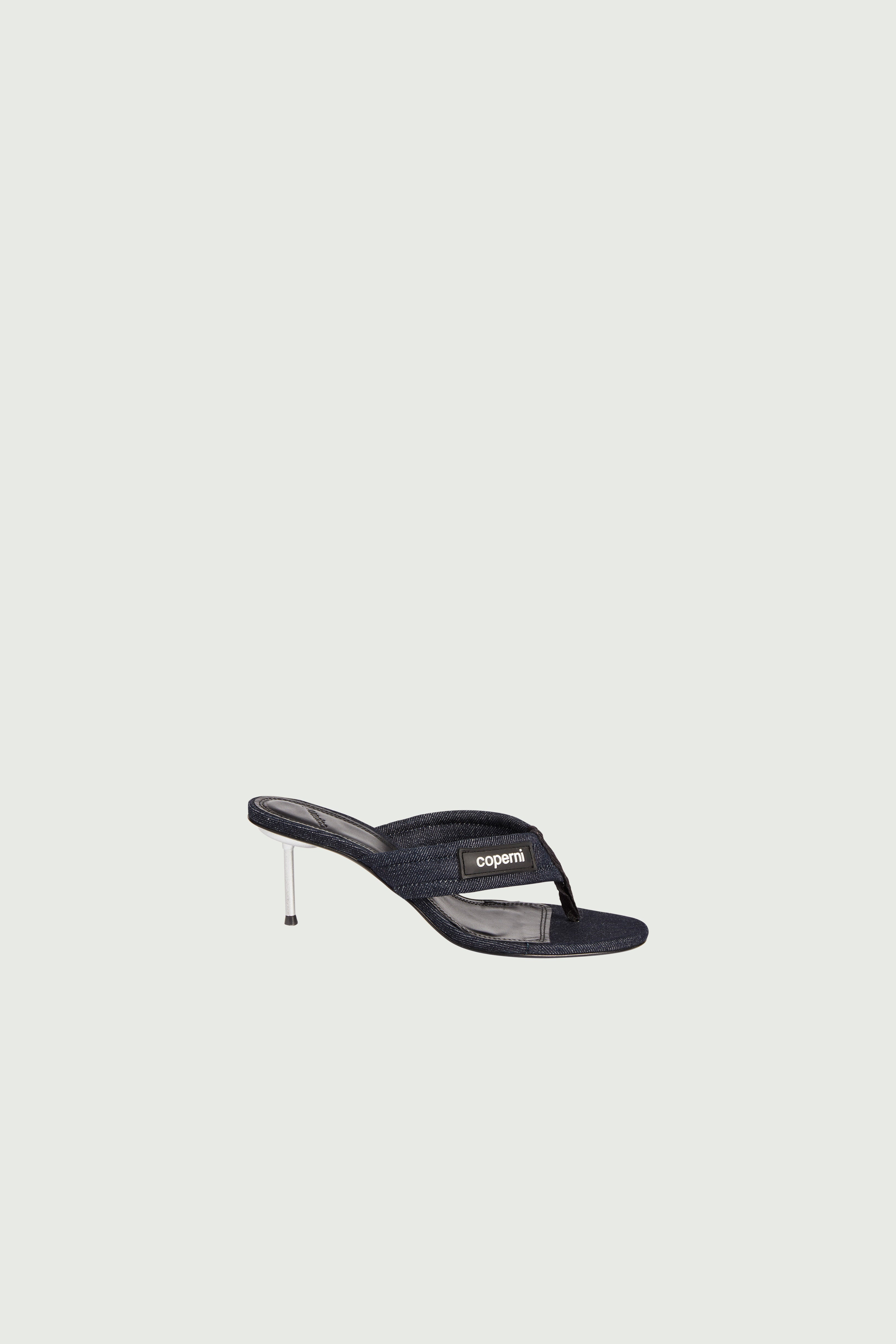 シューズ・サンダルその他 COPERNI Denim flip-flops with logo COPSH09202DENIMWASHEDBLUE2_204