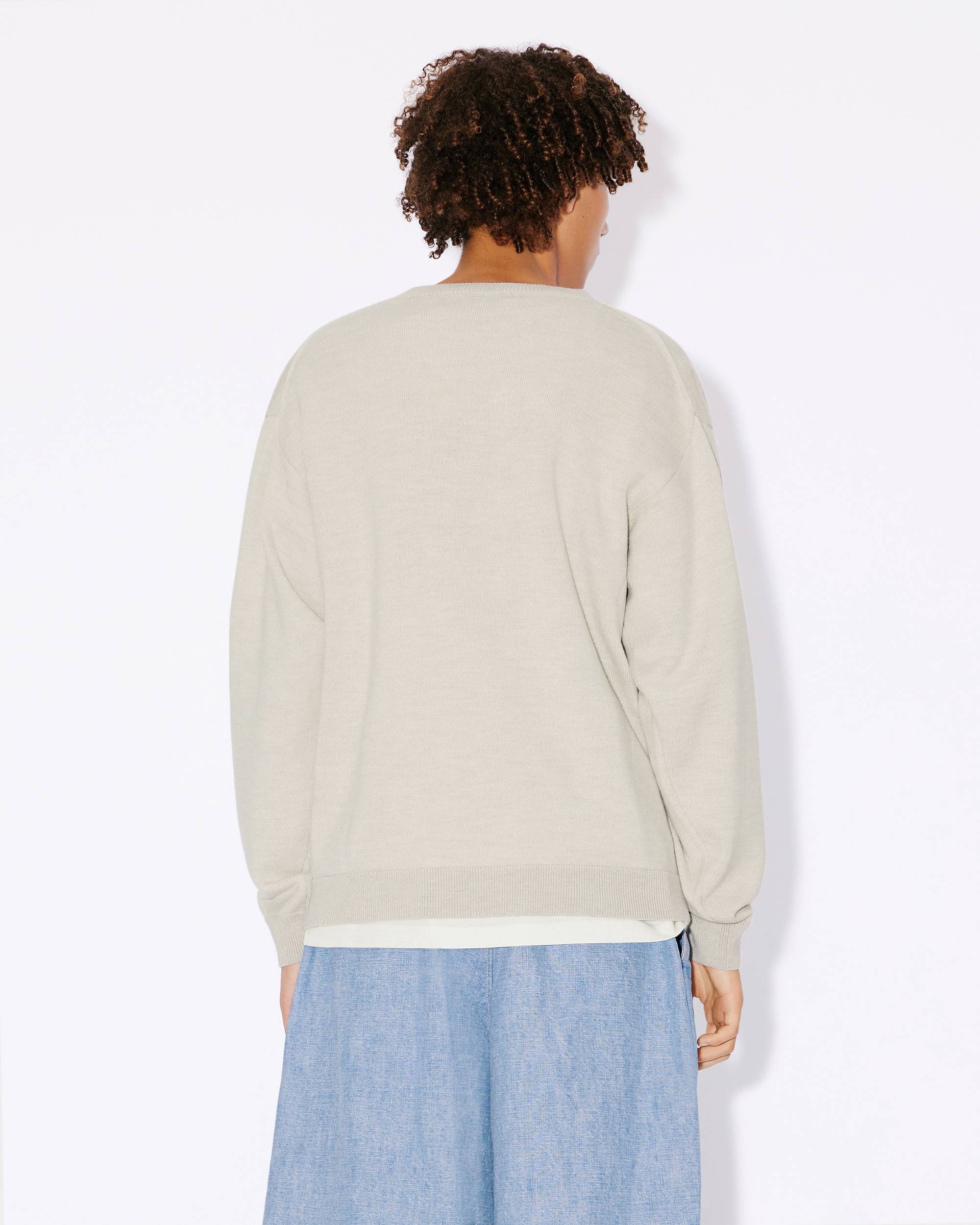 'Boke Flower Crest' embroidered jumper - 4