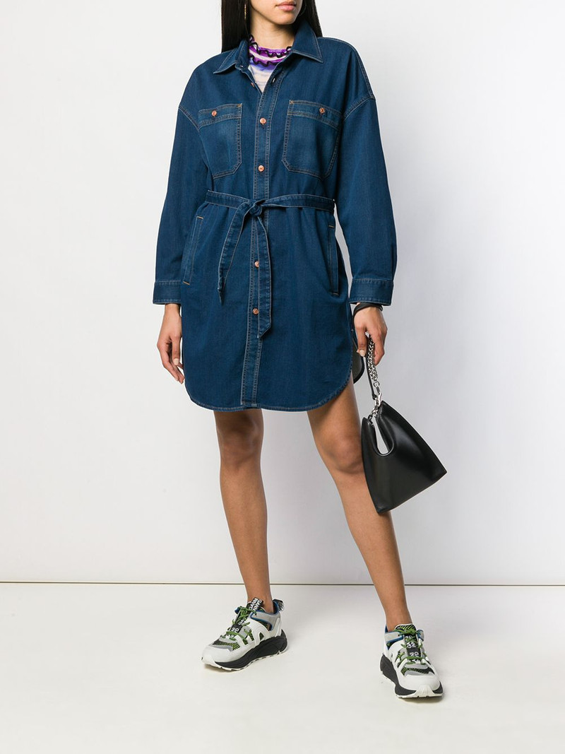 Diesel denim shirt dress outlook