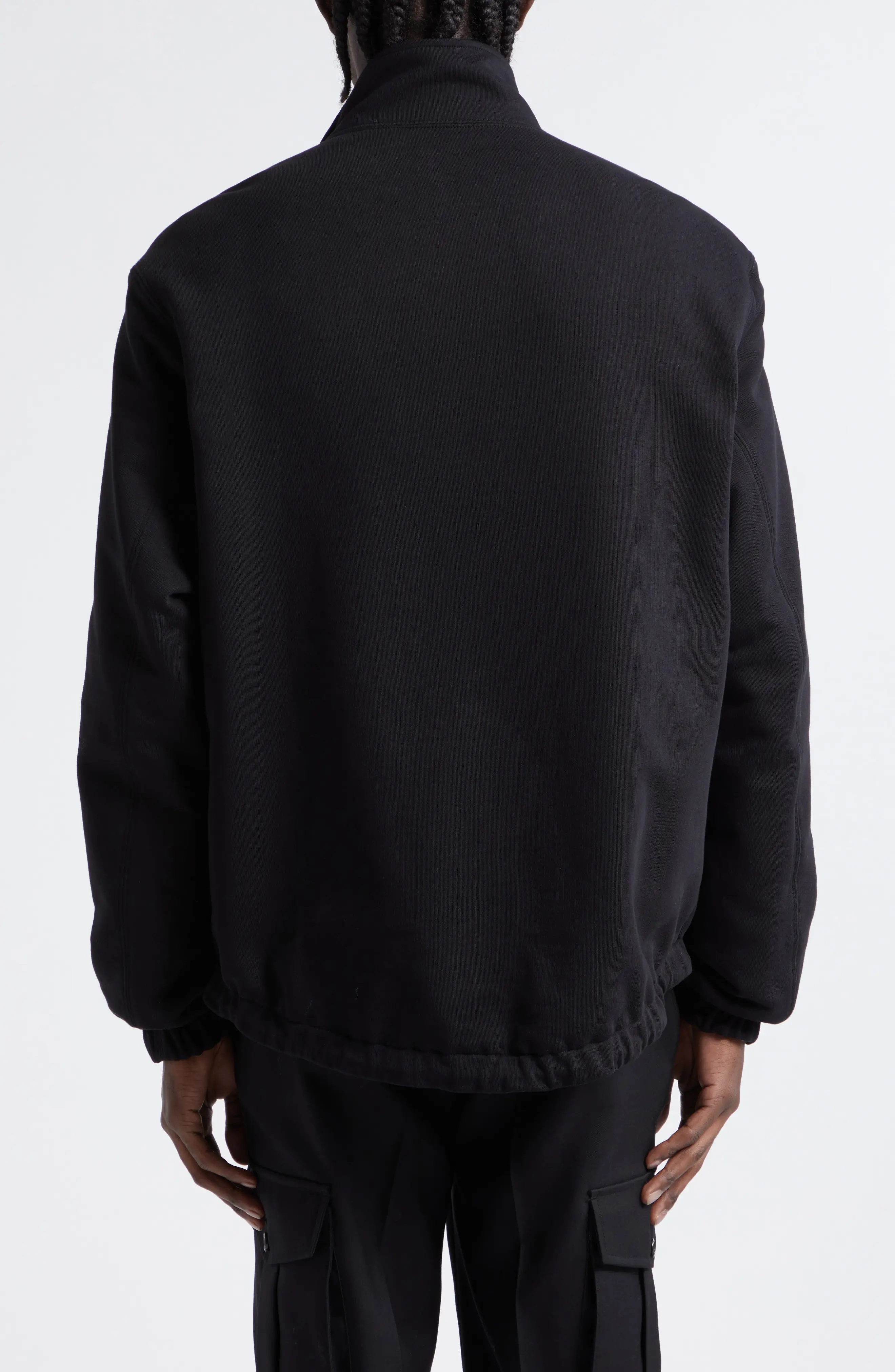 ジャケット ALEXANDER MCQUEEN COTTON JACKET Alexander McQueen Graffiti Logo Reversible Cotton Jacket in