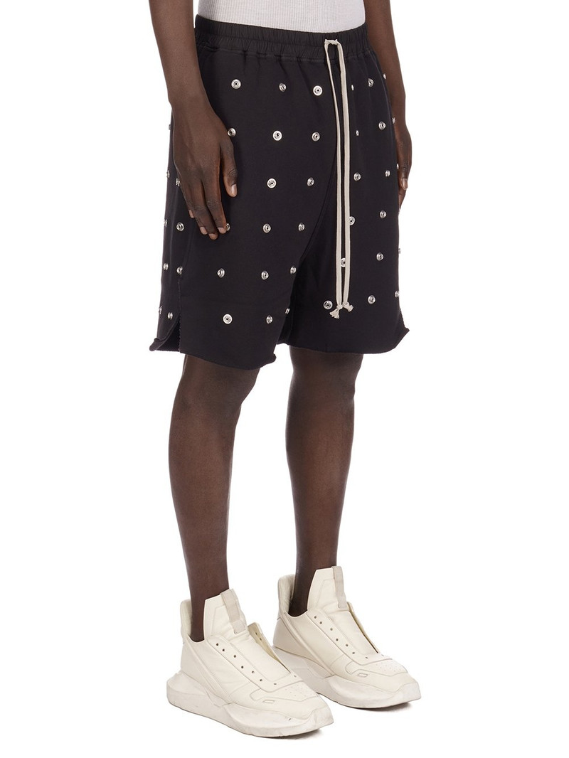 Rick Owens DRKSHDW embellished cotton shorts outlook