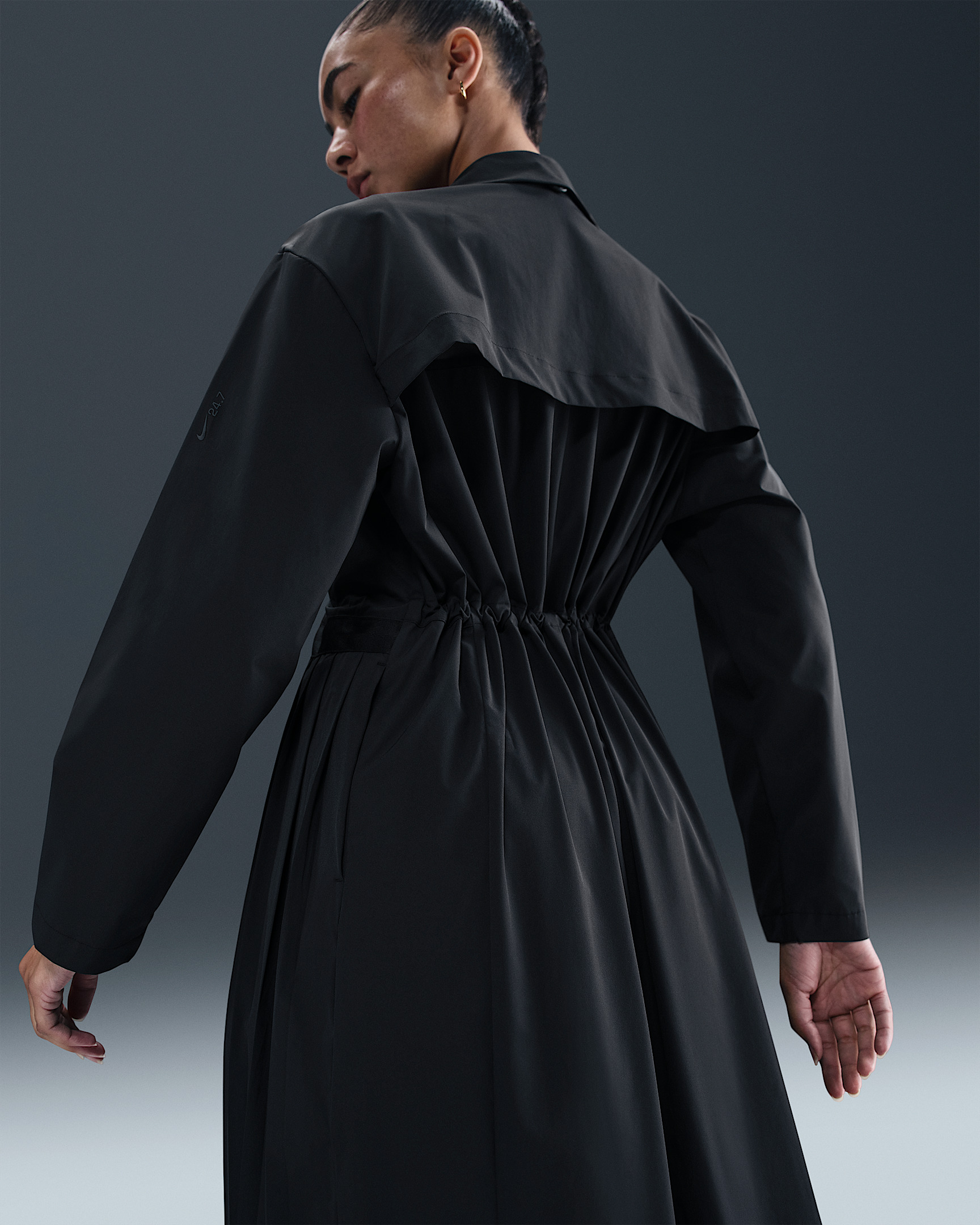 Nike 24.7 PerfectStretch Women's Dri-FIT Oversized Trench Coat - 5