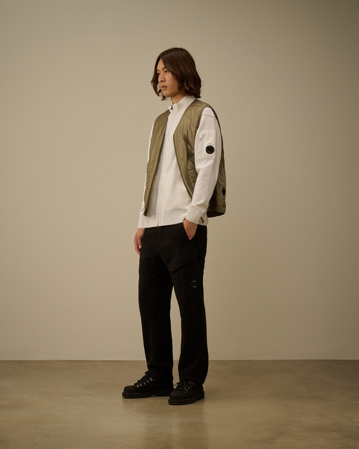 Lambswool GRS Full Zip Sweater - 2