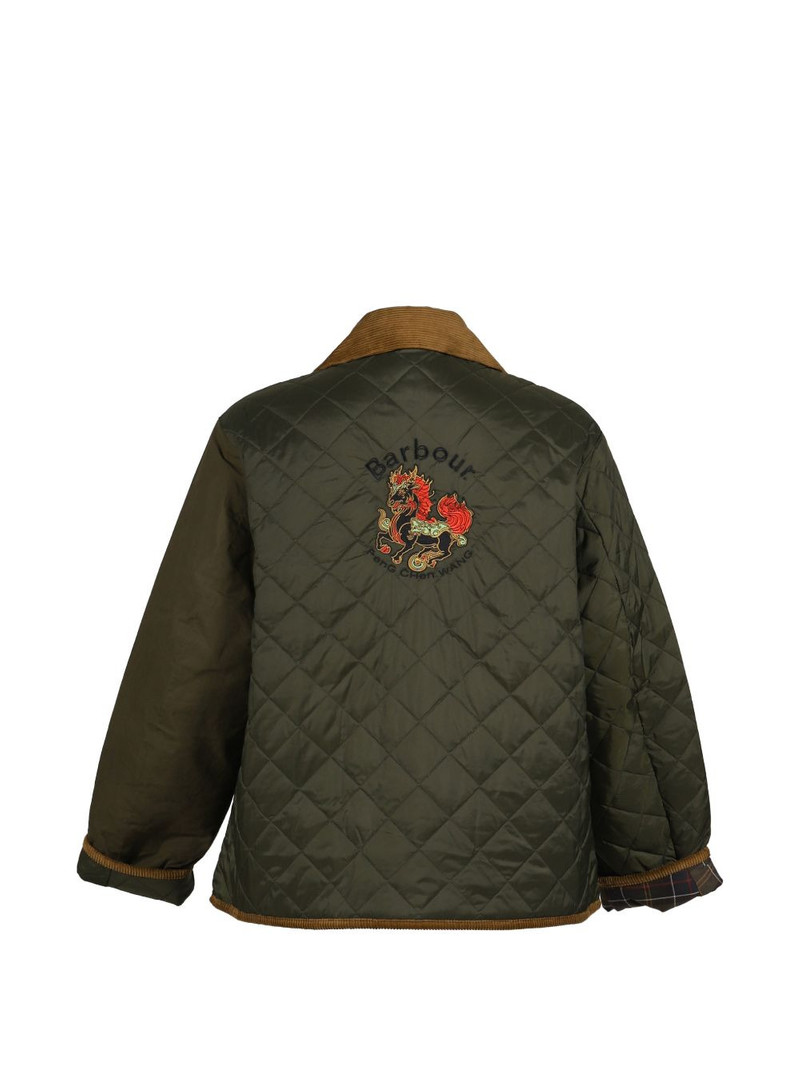 FENG CHEN WANG x Barbour quilted patchwork jacket outlook