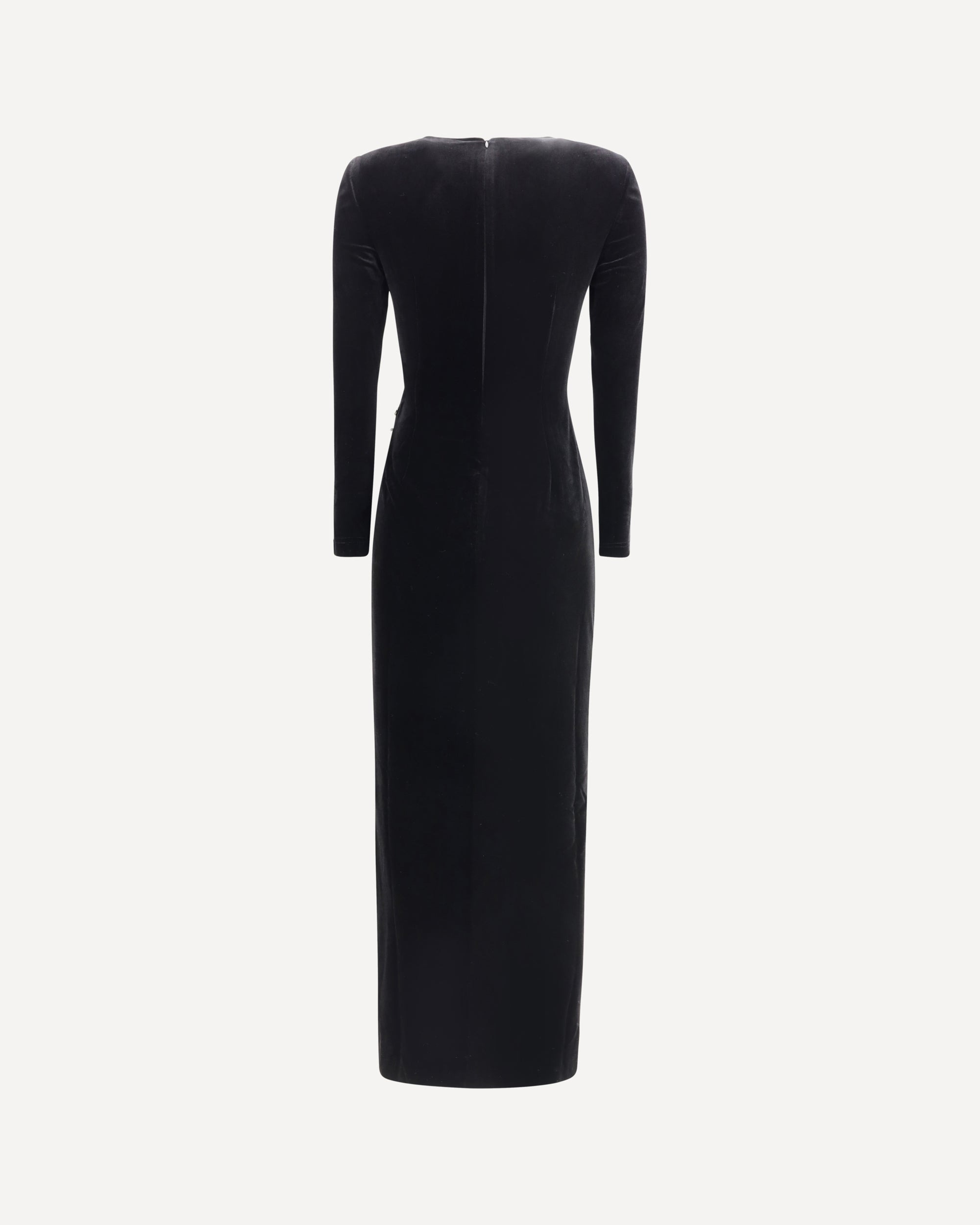 Embellished velvet midi Dress - 2