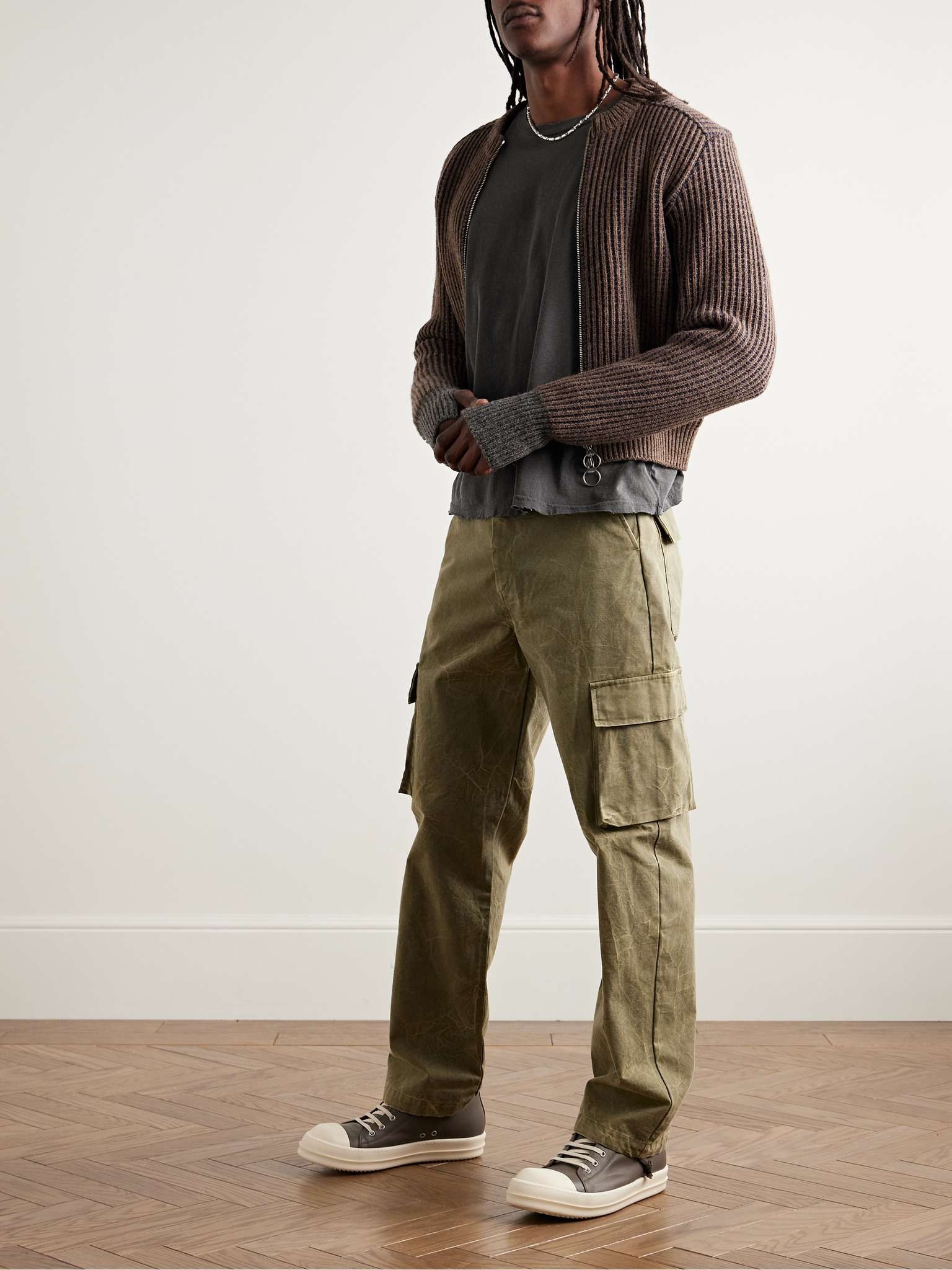 Folsom Distressed Cotton-Jersey T-Shirt - 2