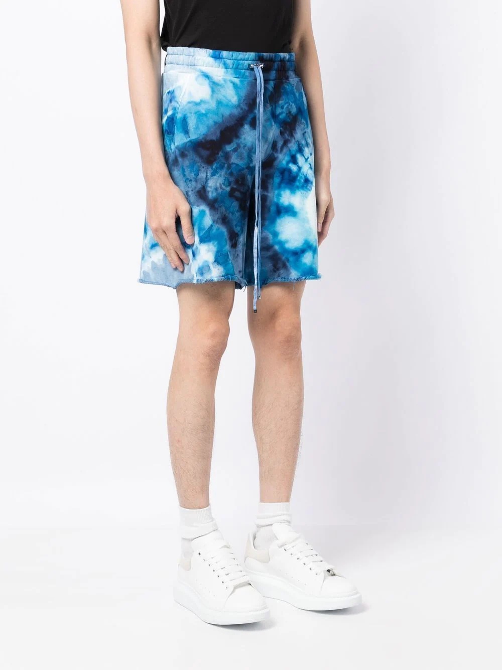 tie-dye cotton shorts - 3