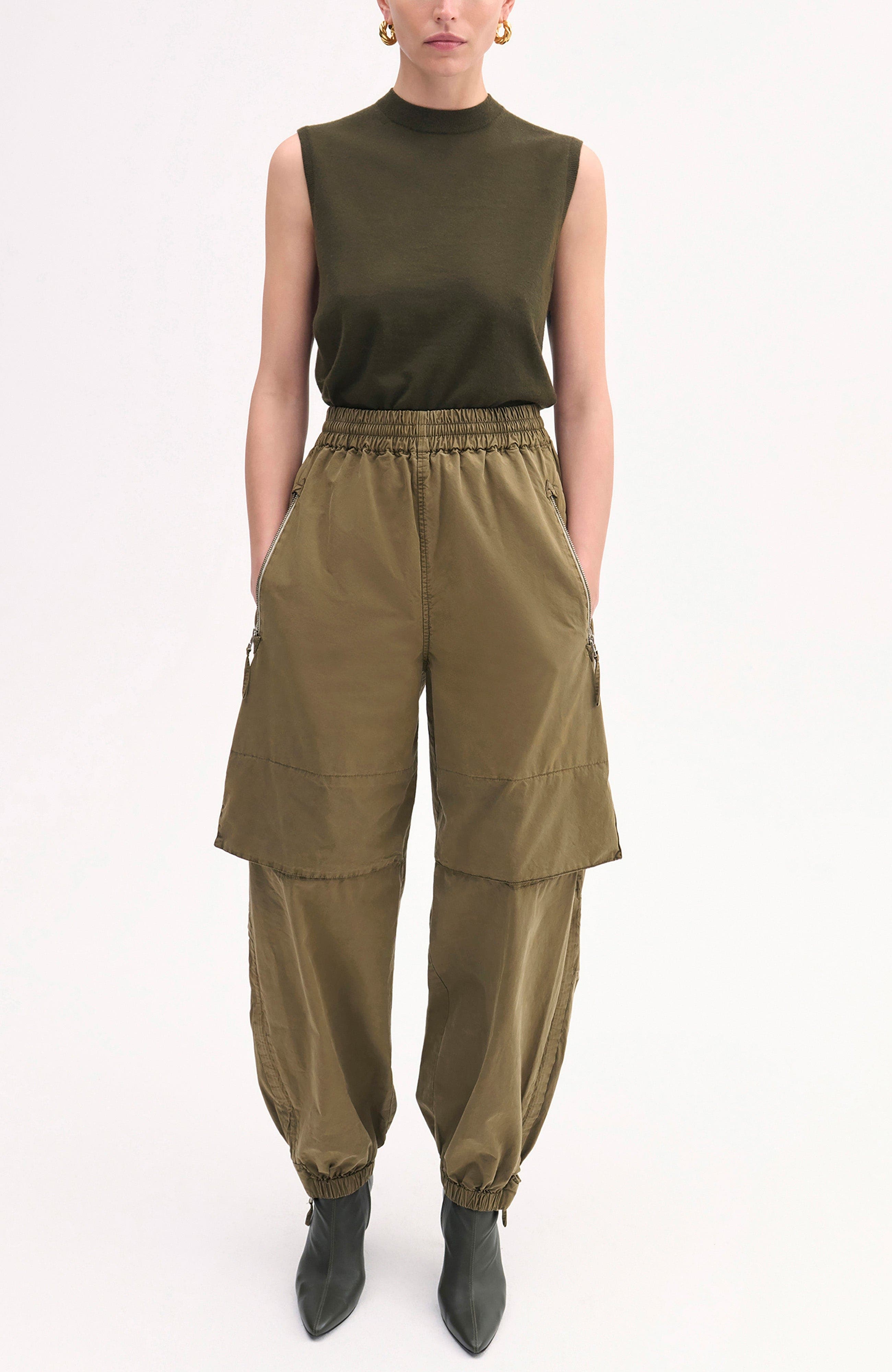 CO Shell Tank in Fine Cashmere in Olive at Nordstrom - 1