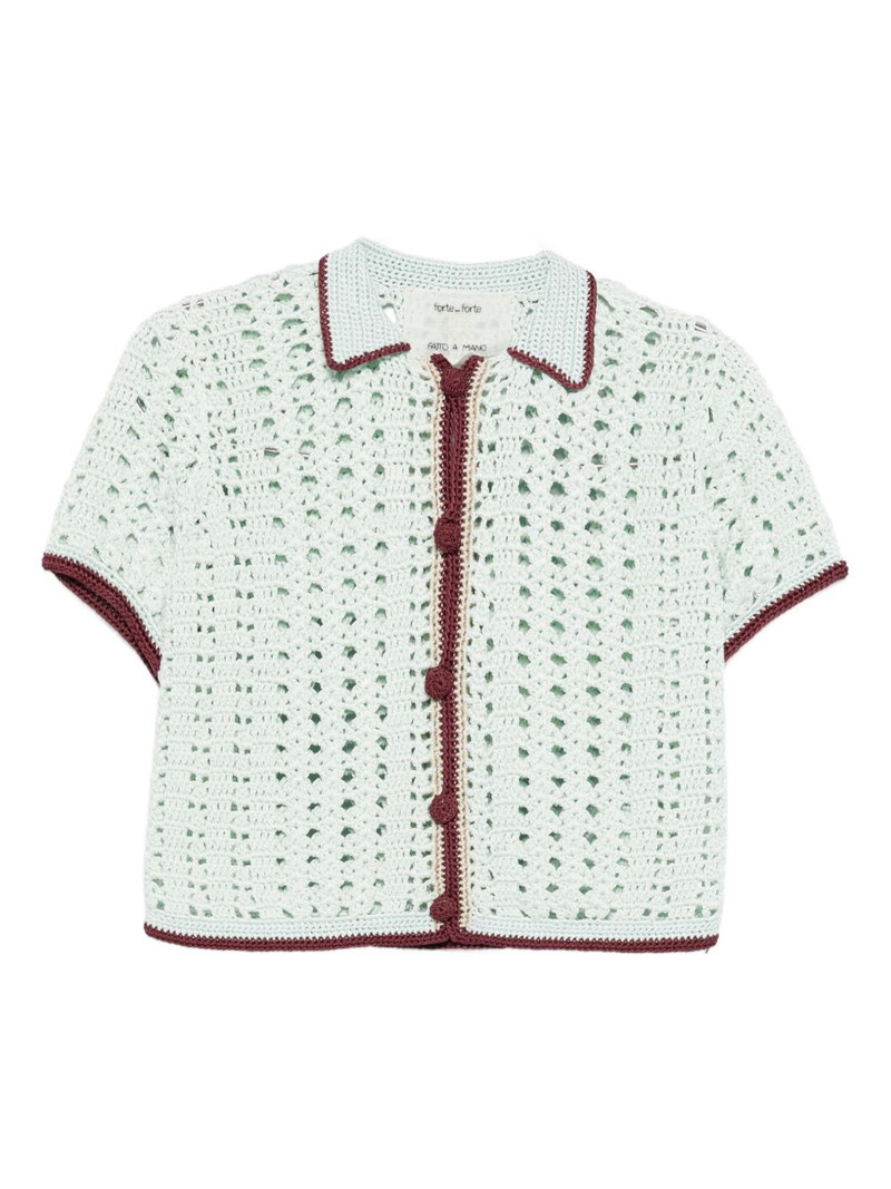 crochet buttoned shirt 1