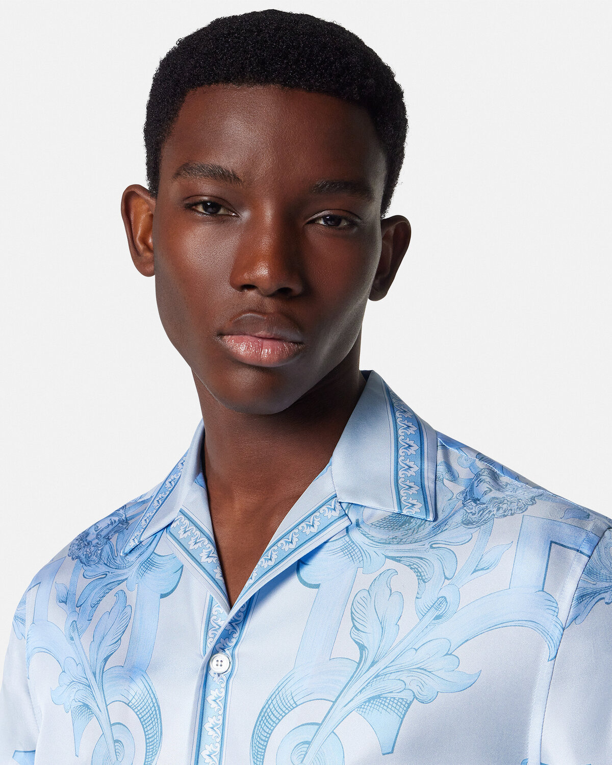 Architectural Baroque Silk Shirt - 3