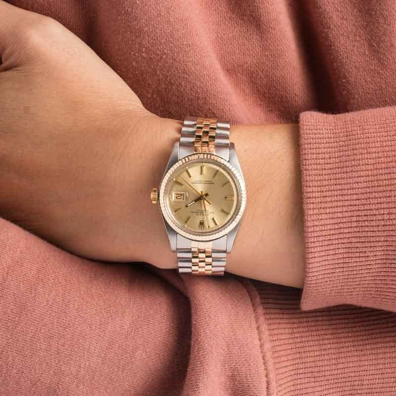 Pre-owned Rolex Datejust Ref 1601 Two-Tone - 5