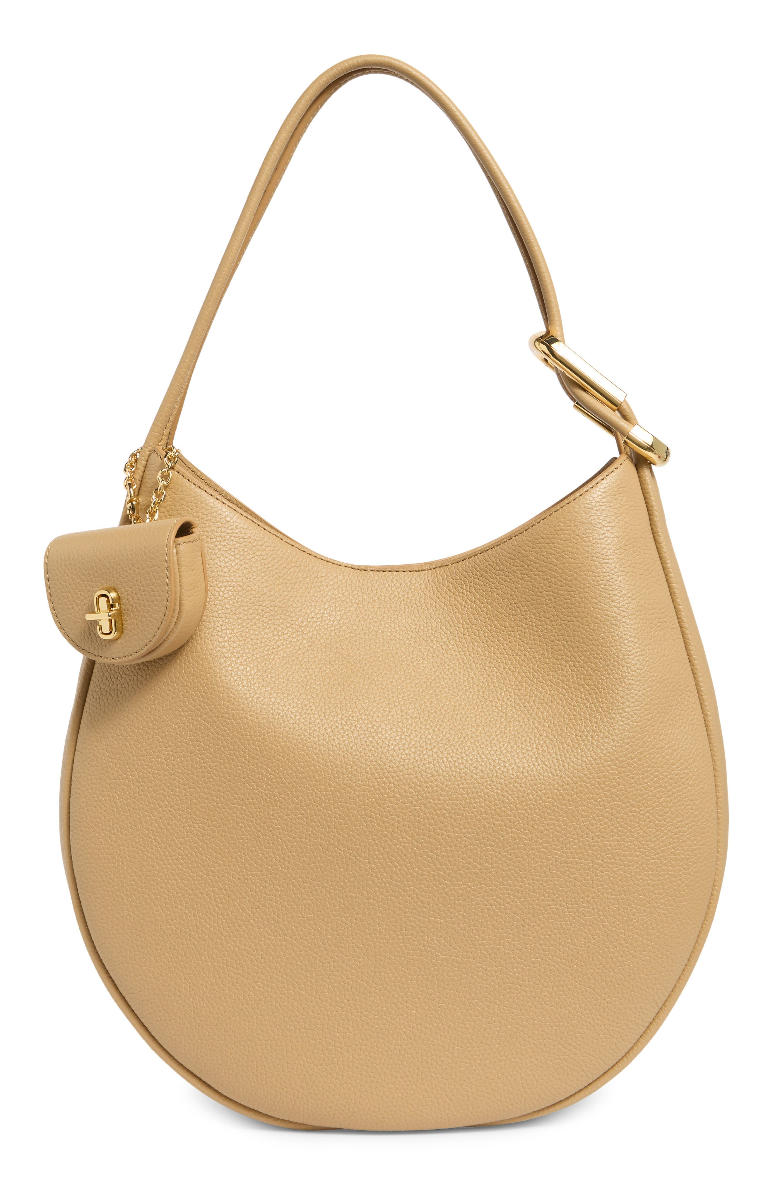 Marc Jacobs Large The Crescent Leather Shoulder Bag in Camel at Nordstrom - 1