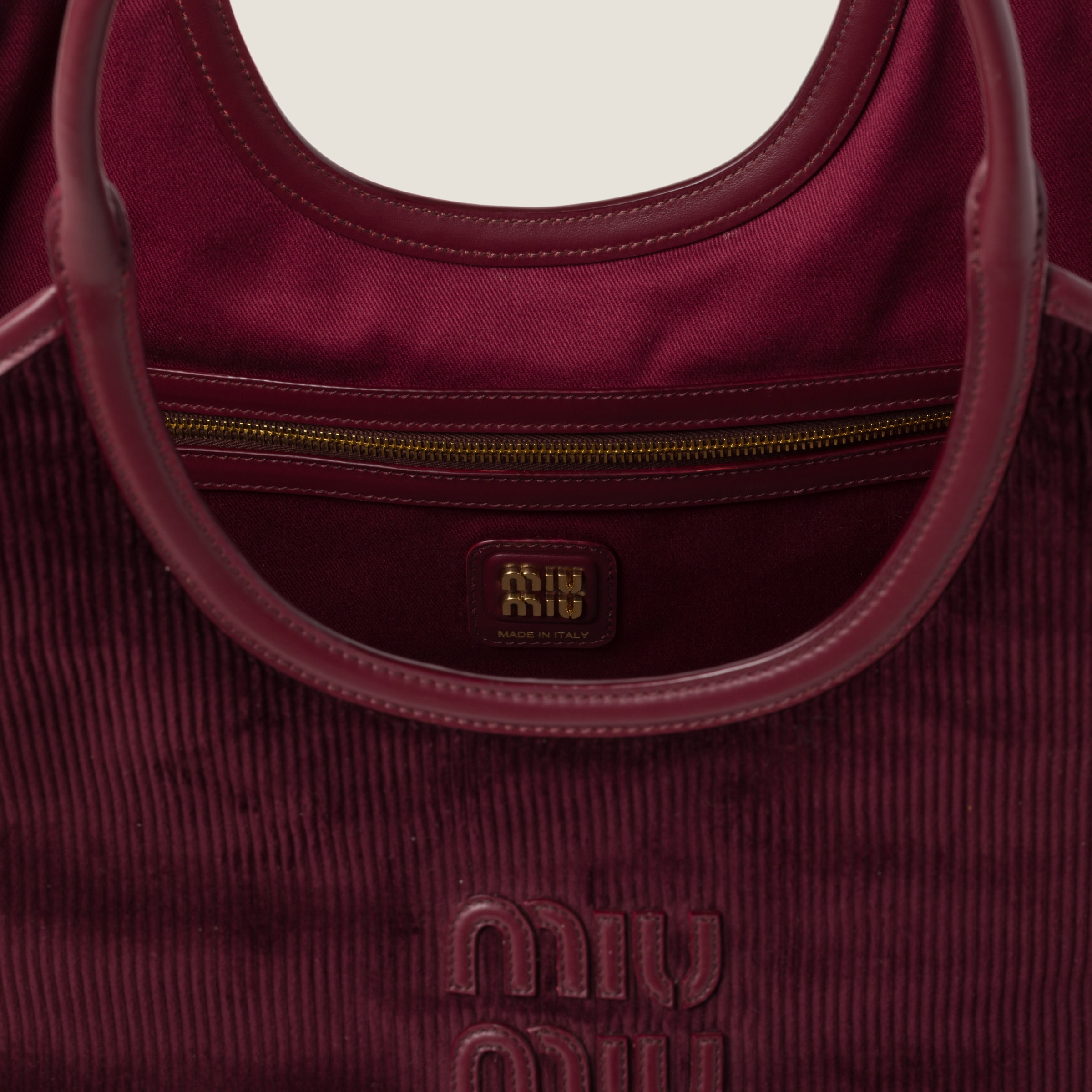 IVY corduroy shopping bag - 4