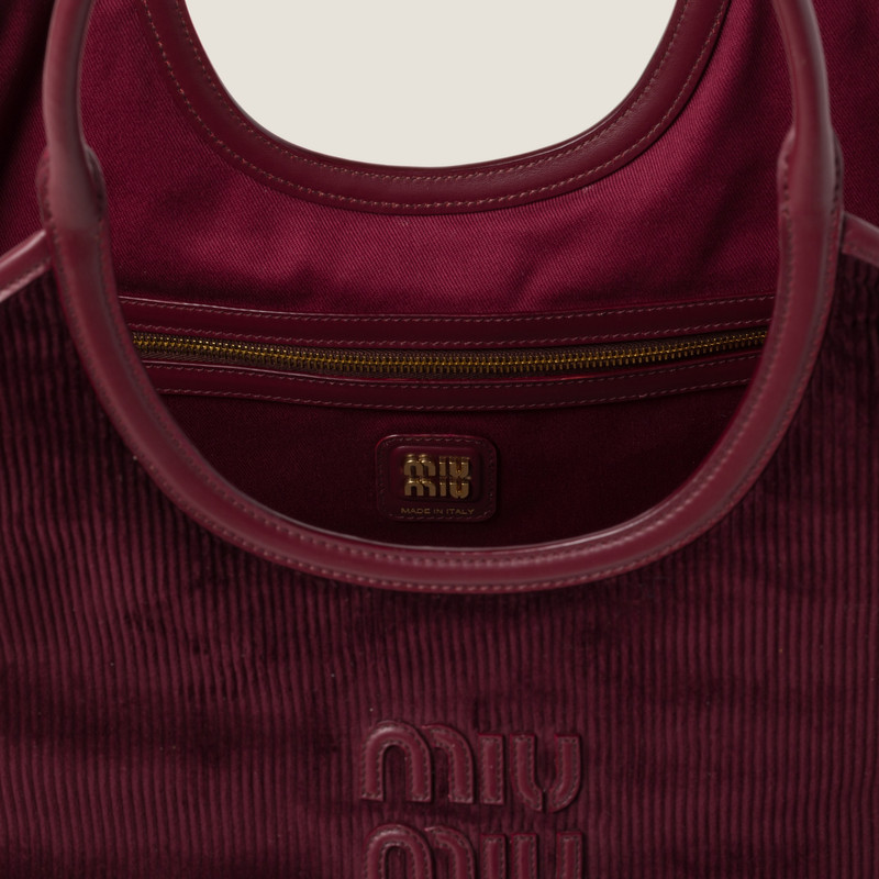 IVY corduroy shopping bag 4