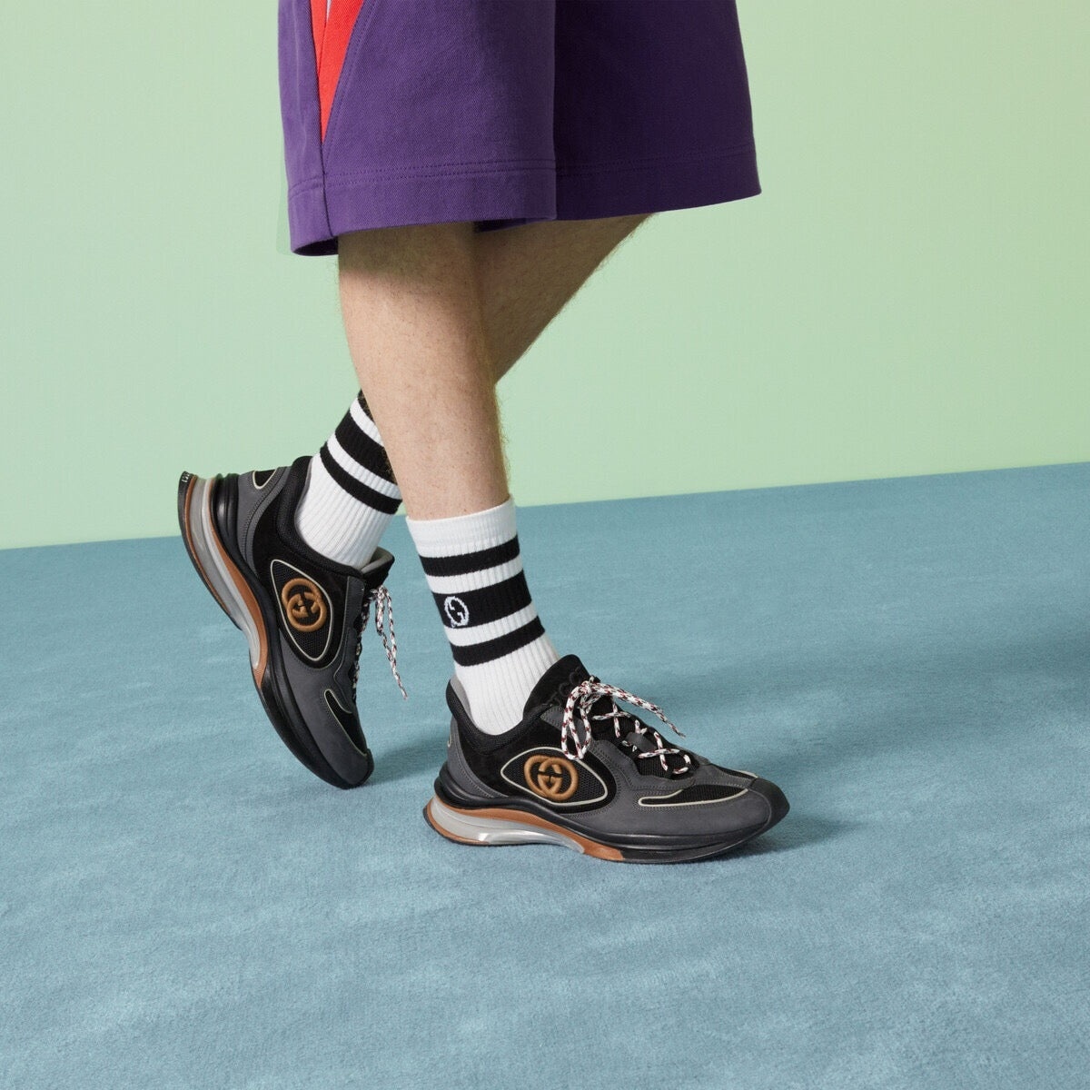 Gucci Interlocking G Run Sneakers - 3
