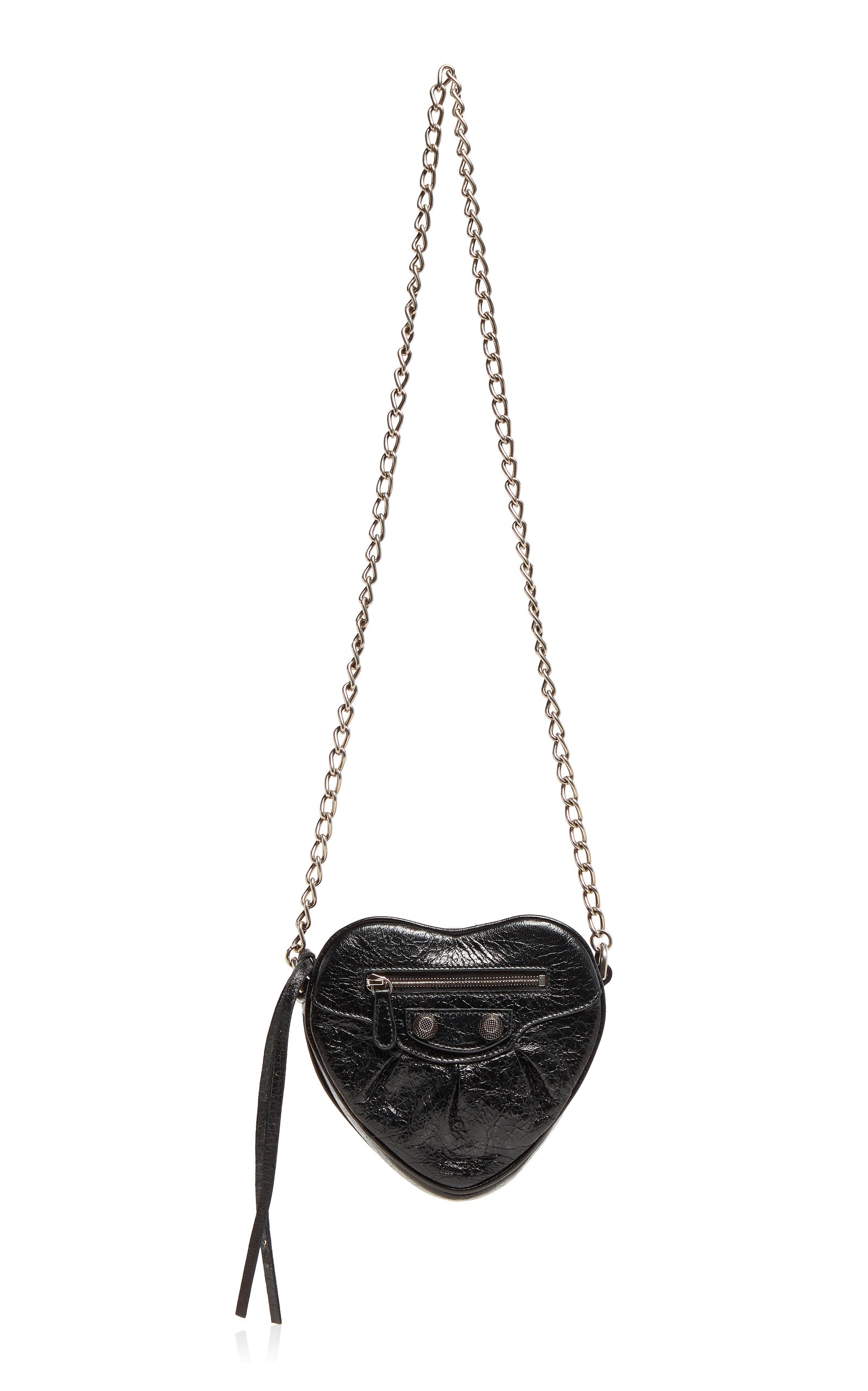 Le Cagole Leather Mini Crossbody Bag black - 3