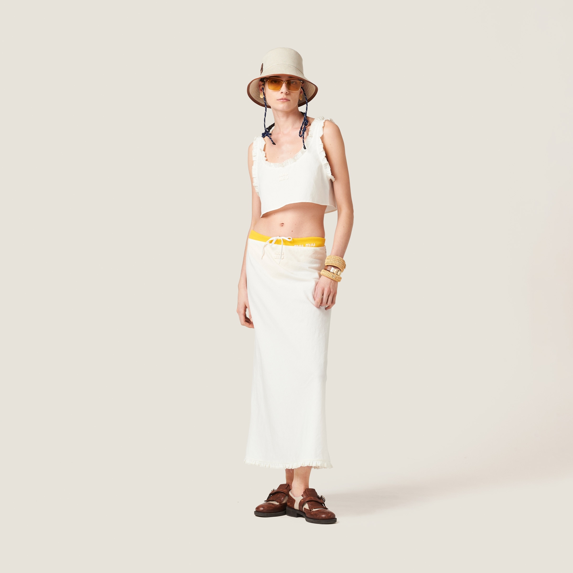 Slubbed canvas top - 4