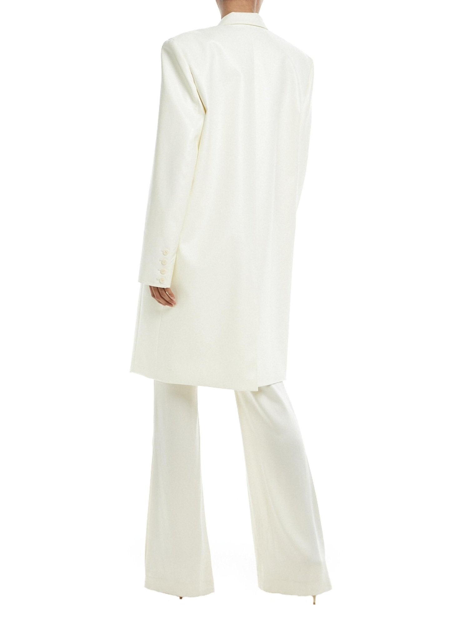 Faux Leather Boxy Coat - 2