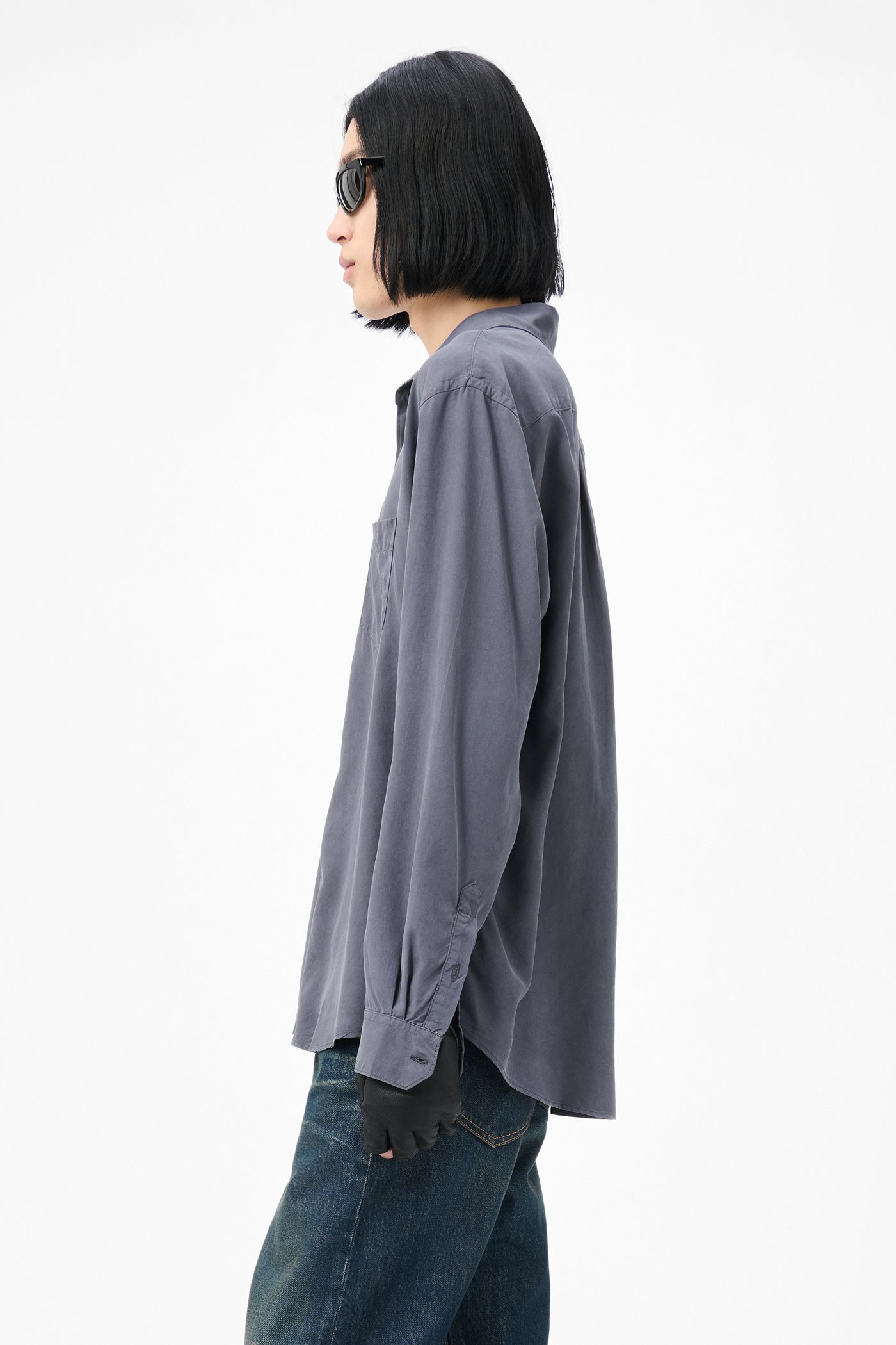 Initial Shirt Vintage Blue - 4