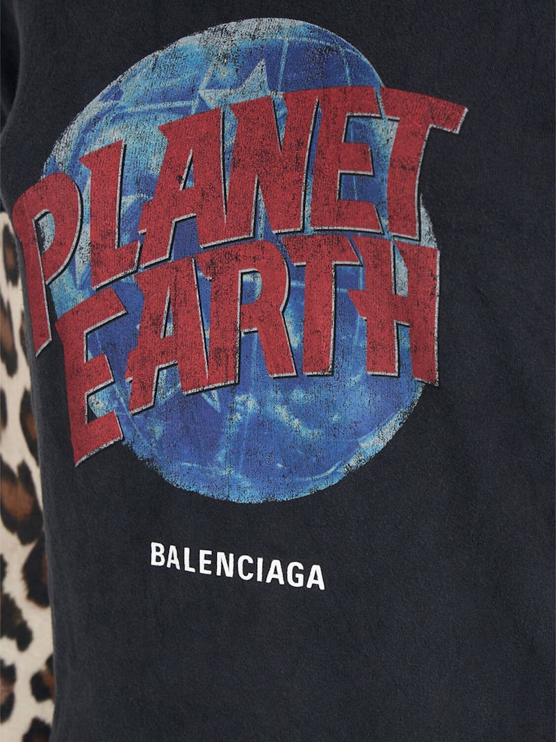 Planet Earth double sleeve t-shirt - 5