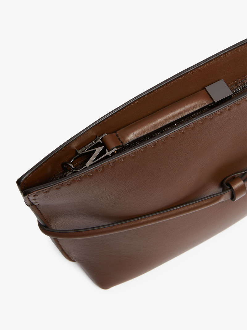 ARCHETIPO5 Leather Archetipo clutch with wristband 5