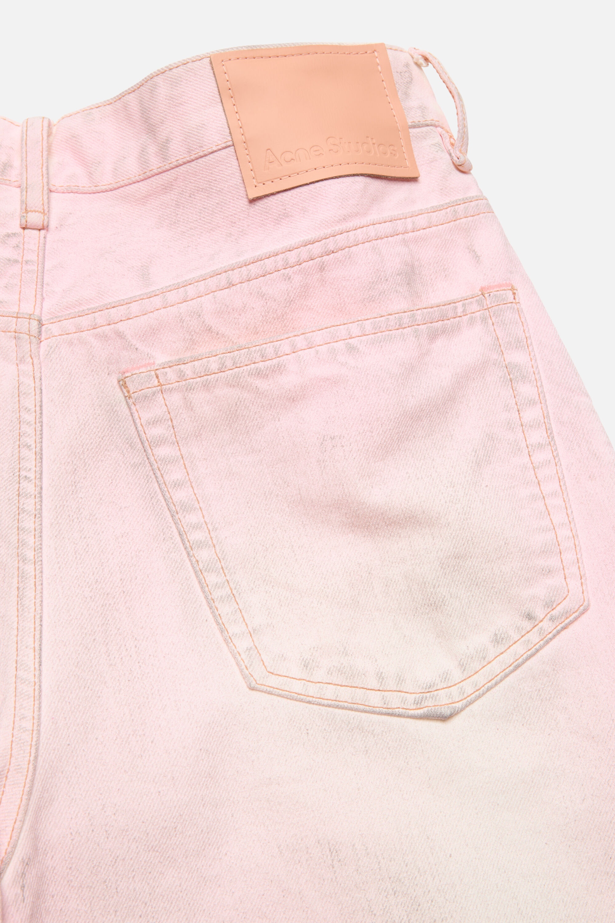 Denim shorts - Loose fit - Pale Pink - 5