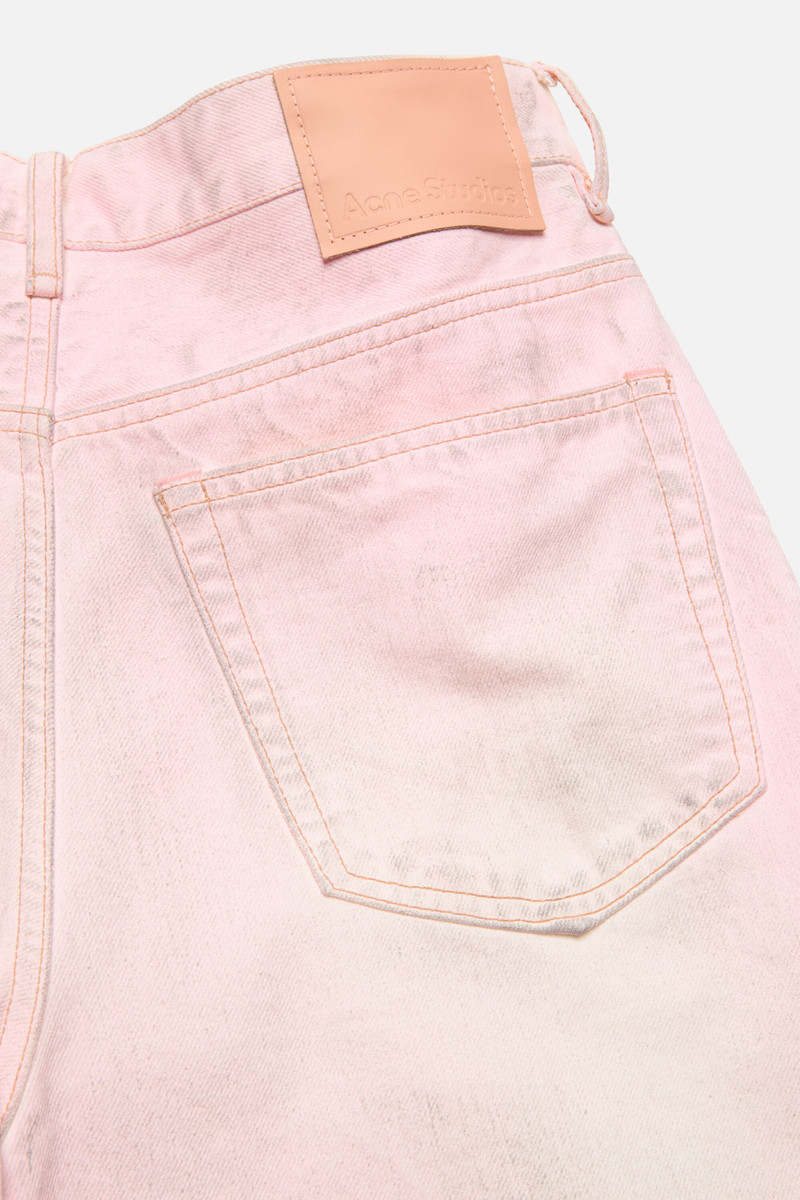 Denim shorts - Loose fit - Pale Pink 5