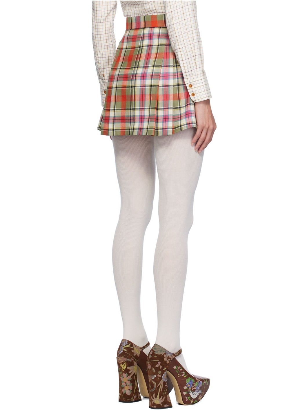 Vivienne Westwood Multicolor Cut Off Miniskirt | ssense