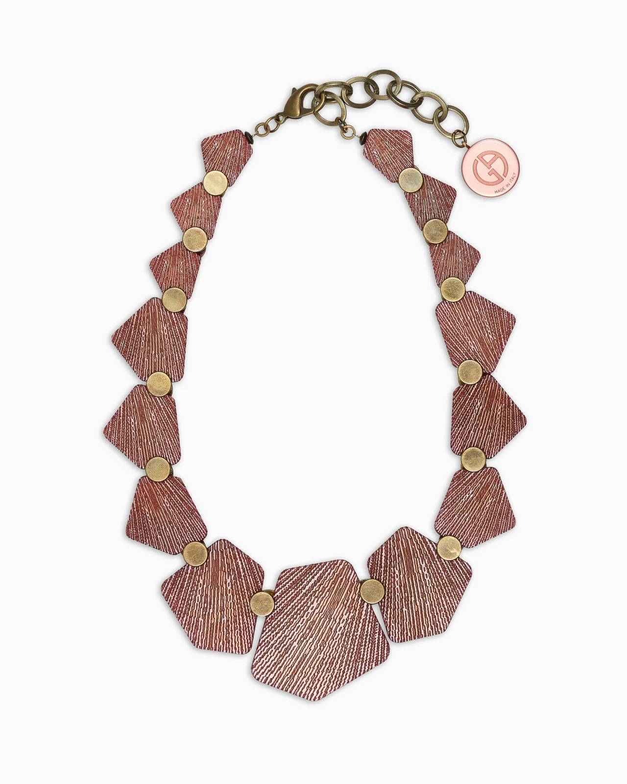 RESIN AND METAL CHOKER NECKLACE - 1