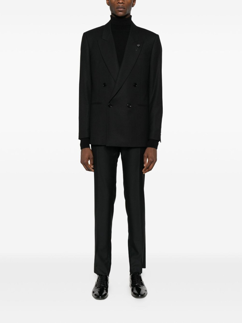 LARDINI double-breasted blazer outlook
