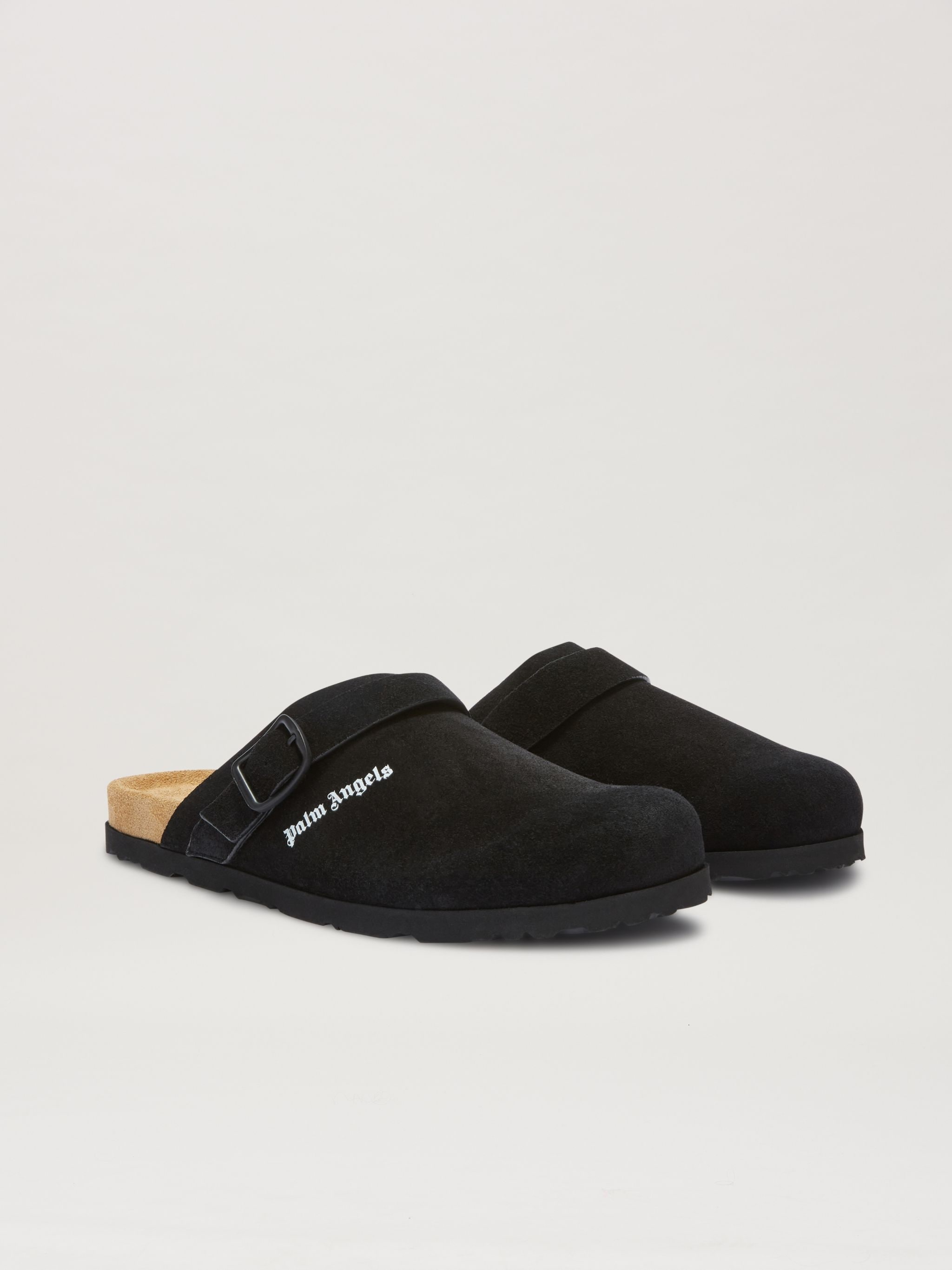 Logo Calf Leather Mules - 2