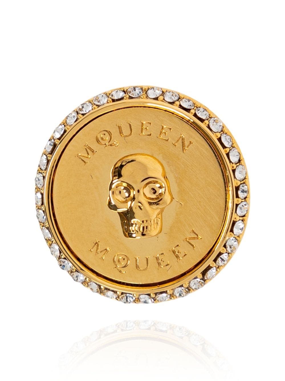 Alexander McQueen Sovereign Skull earrings | farfetch