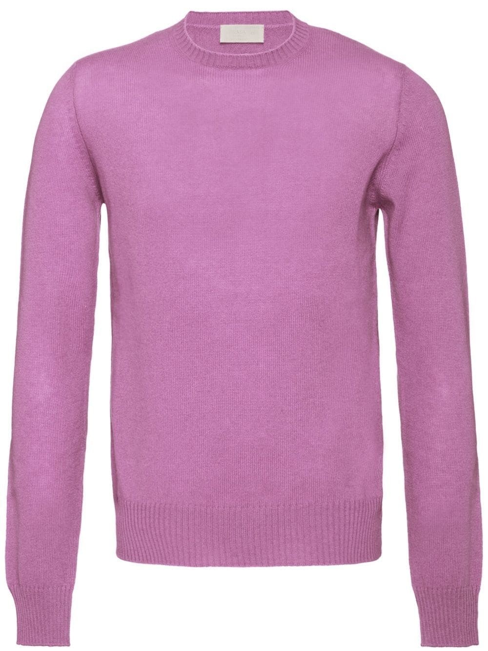 crew-neck wool jumper - 1