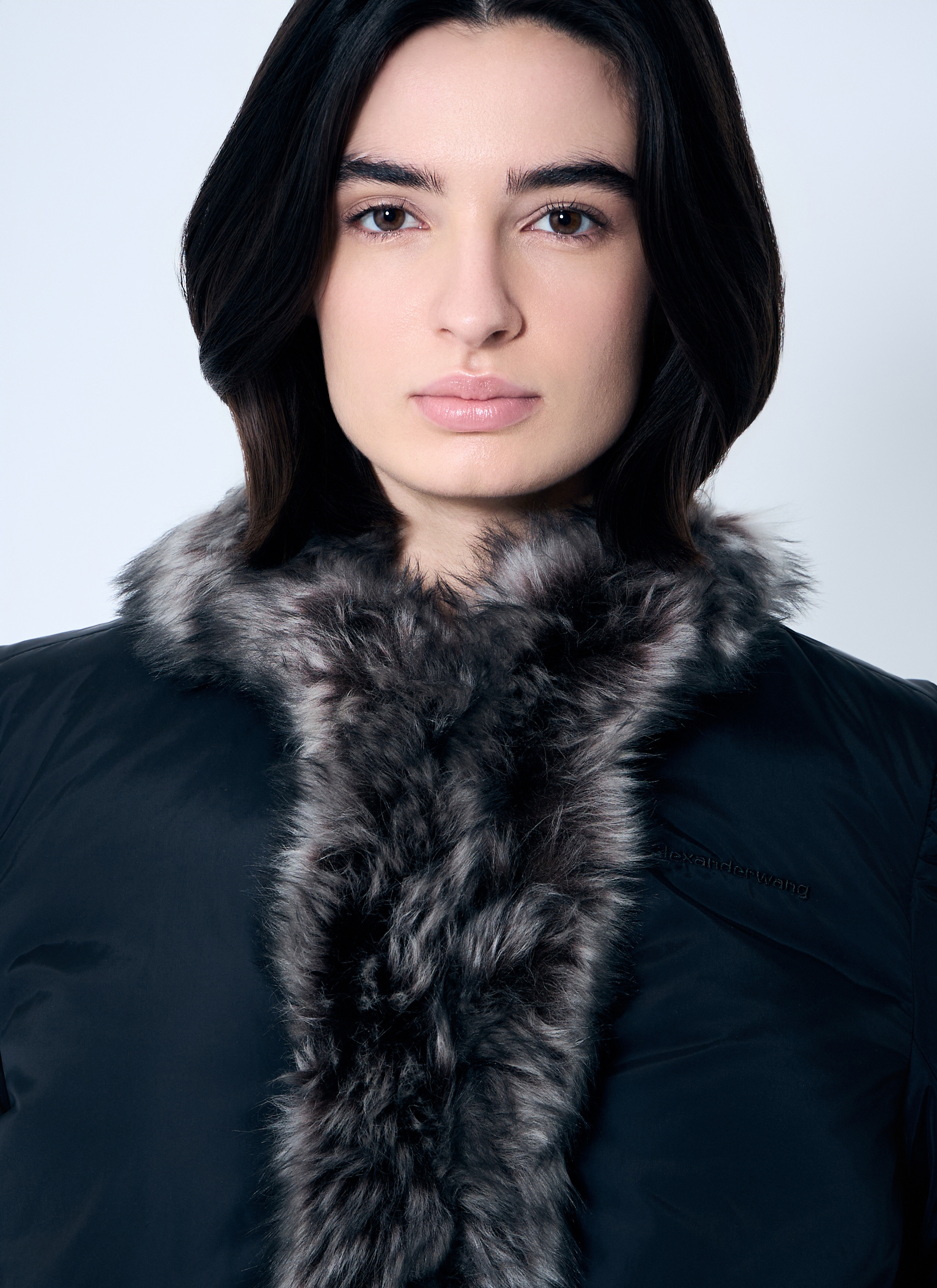 Puffer Jacket With Shearling Trims - 5