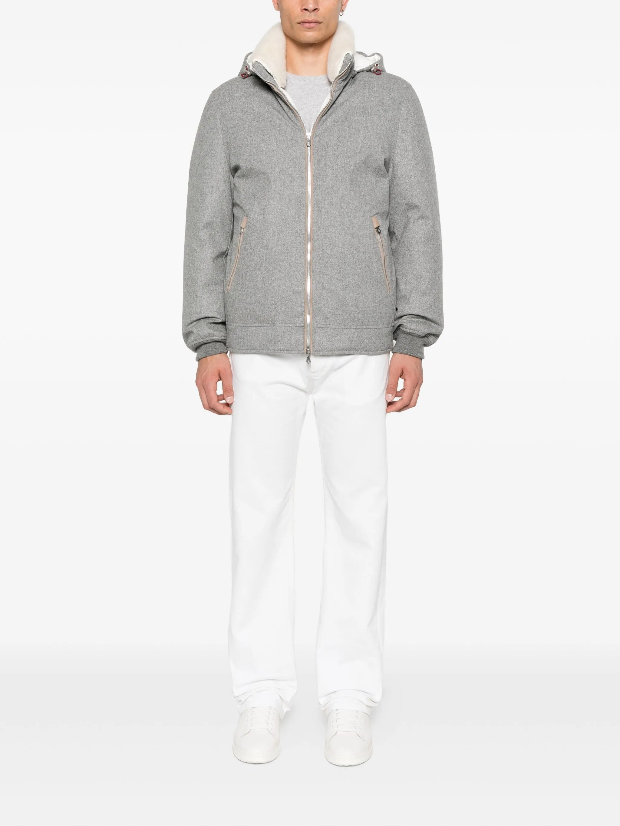 Brunello Cucinelli Zip Hooded Jacket - 4